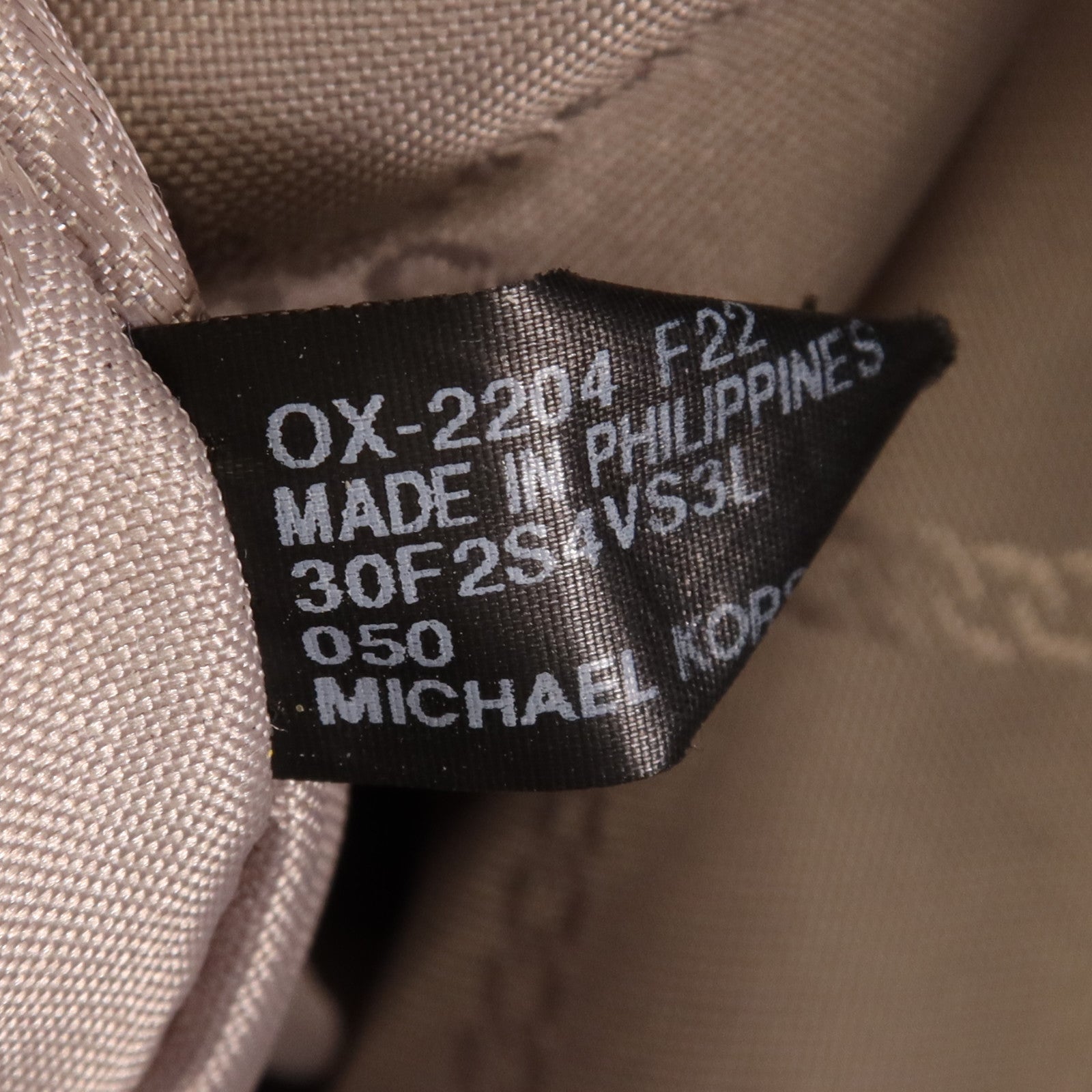 Michael Kors 皮革Top-Zip Satchel銀扣手挽肩背兩用袋