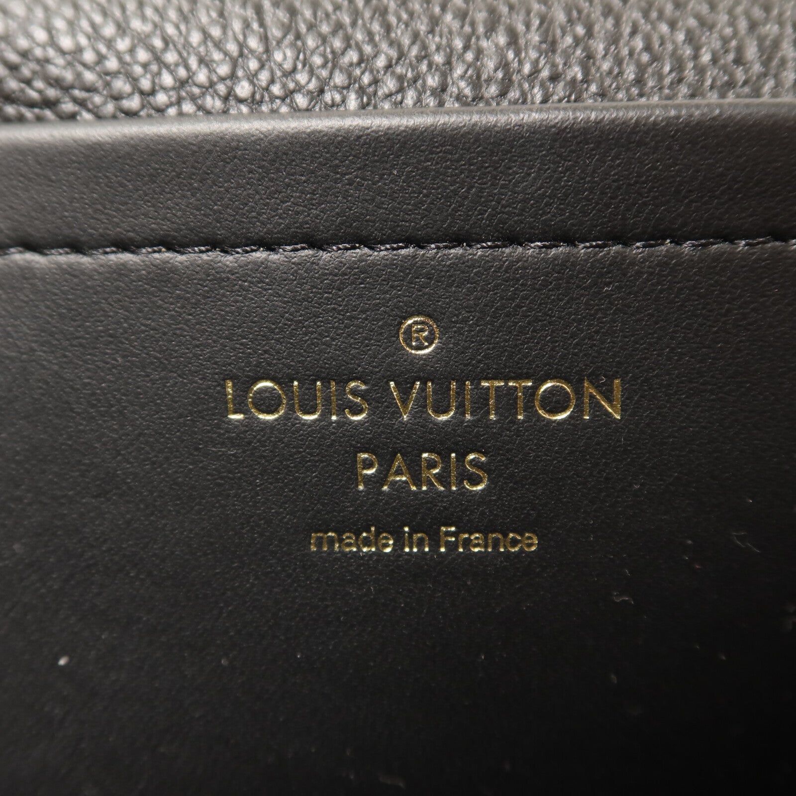 LOUIS VUITTON Monogram Empreinte Marceau金扣鏈帶肩背袋