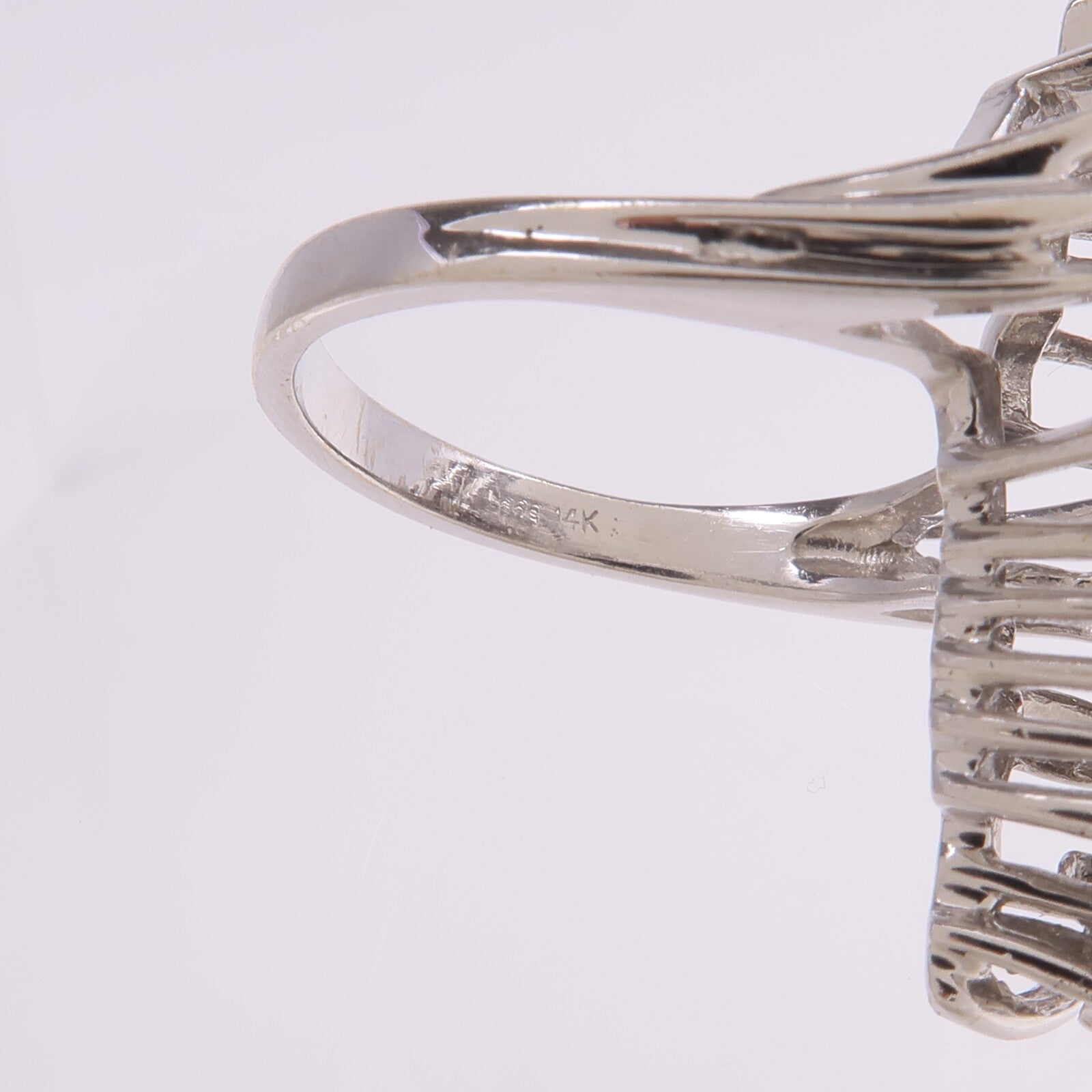 JEWELRY 14K白金Diamond Ring鑽石戒指US#7.5