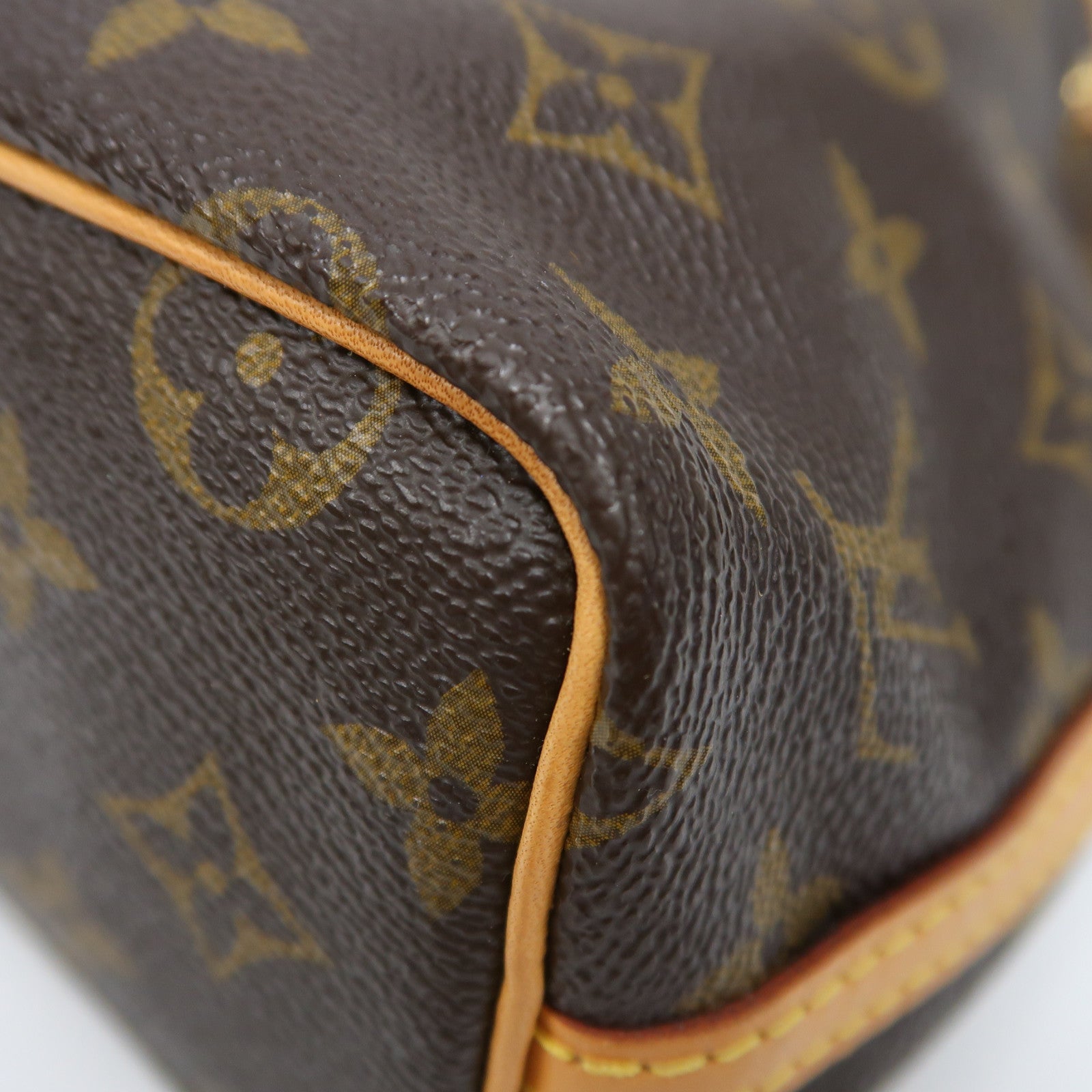 LOUIS VUITTON Monogram Nano Noe金扣肩背袋啡色