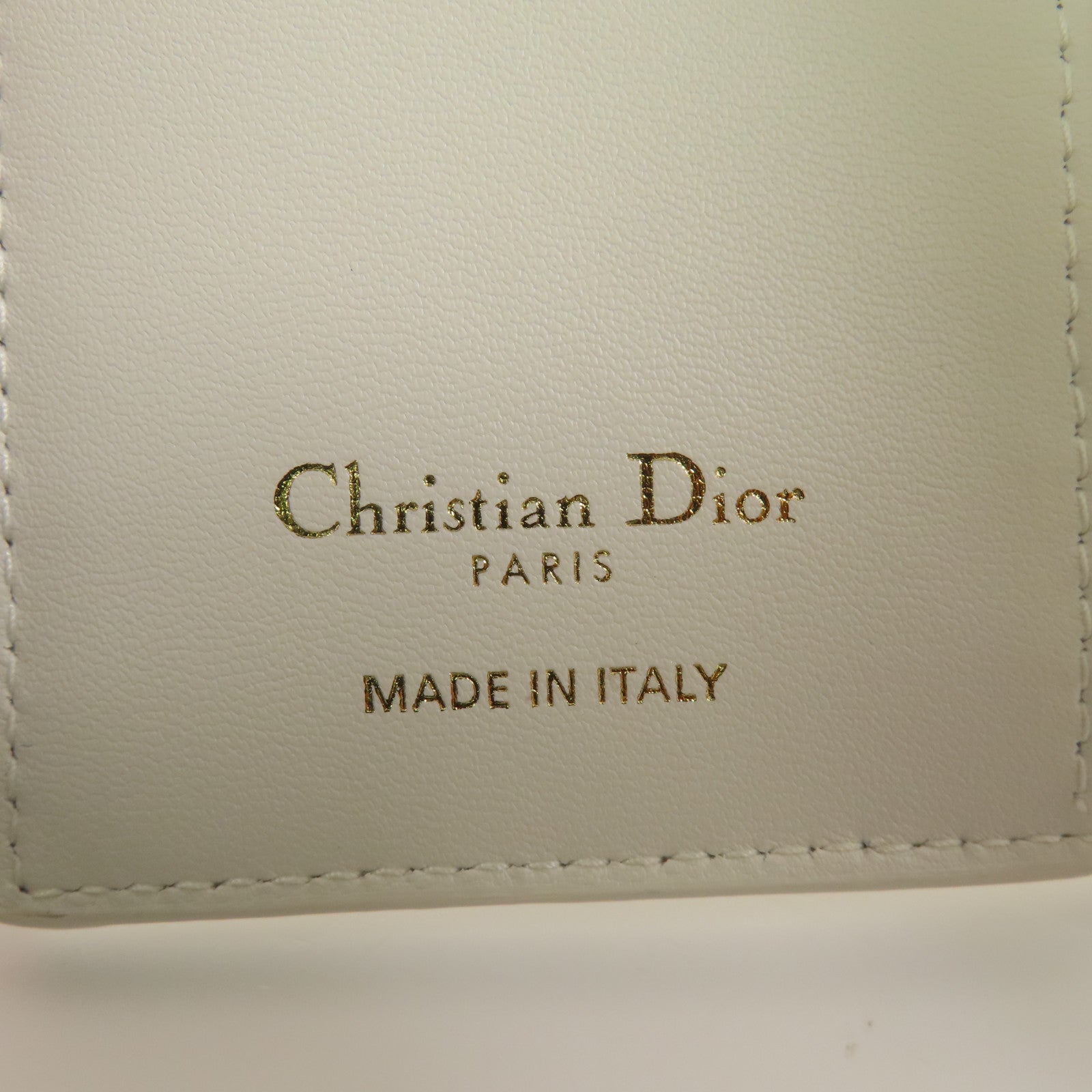Dior 牛皮皮革Lucky Dahlia Passport Case護照套