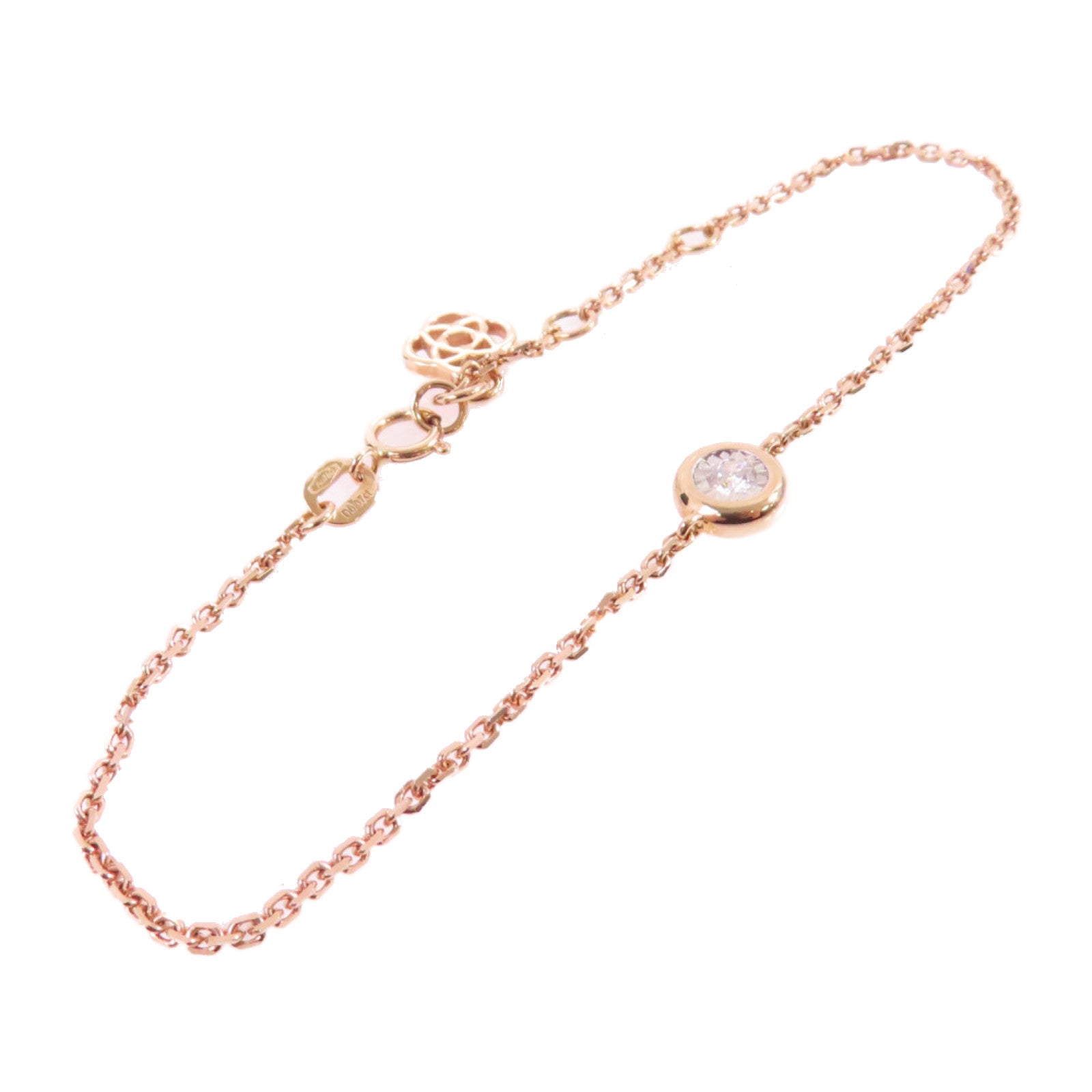 JEWELRY 【激減優惠】18K玫瑰金Diamond Bracelet 0.07ct鑽石手鏈
