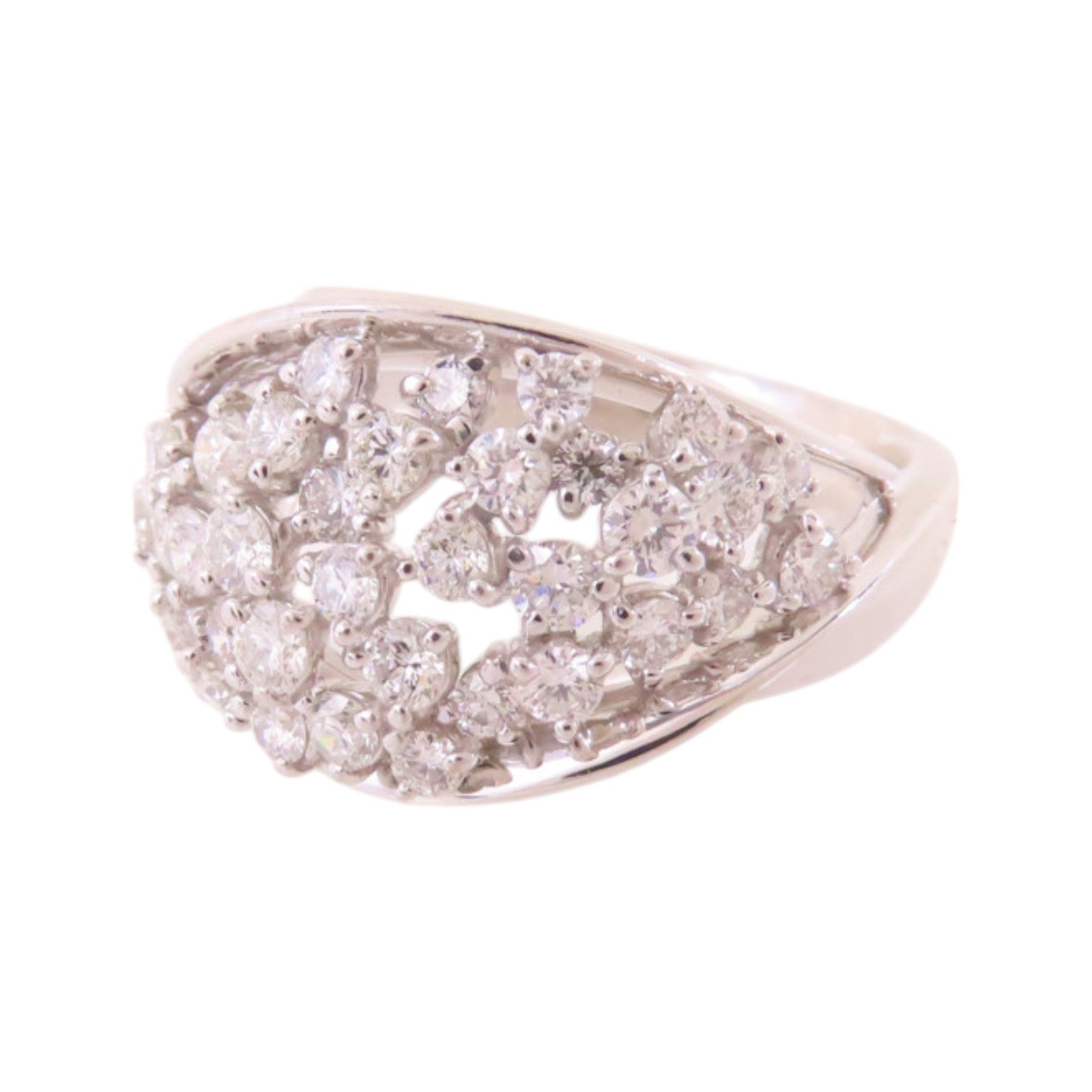 JEWELRY 【激減優惠】18K白金/鑽石Diamond Ring戒指US#5.75