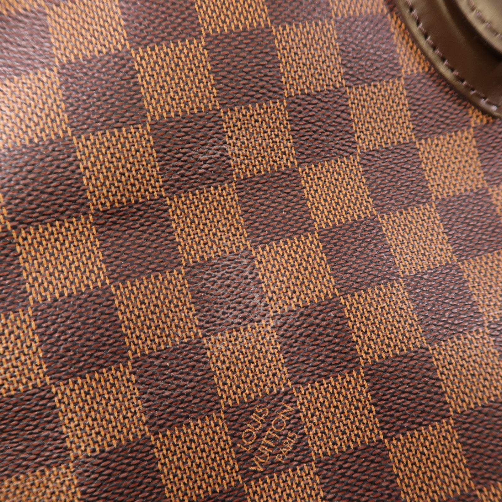 LOUIS VUITTON Damier Hampstead MM金扣肩背袋/手挽袋