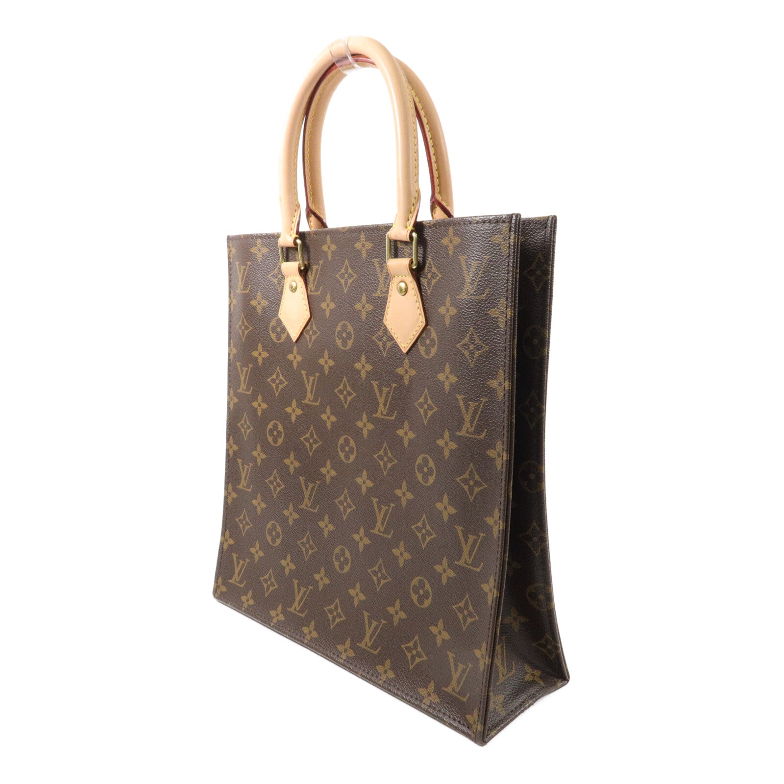 LOUIS VUITTON Monogram Sac Plat PM手挽肩背兩用袋