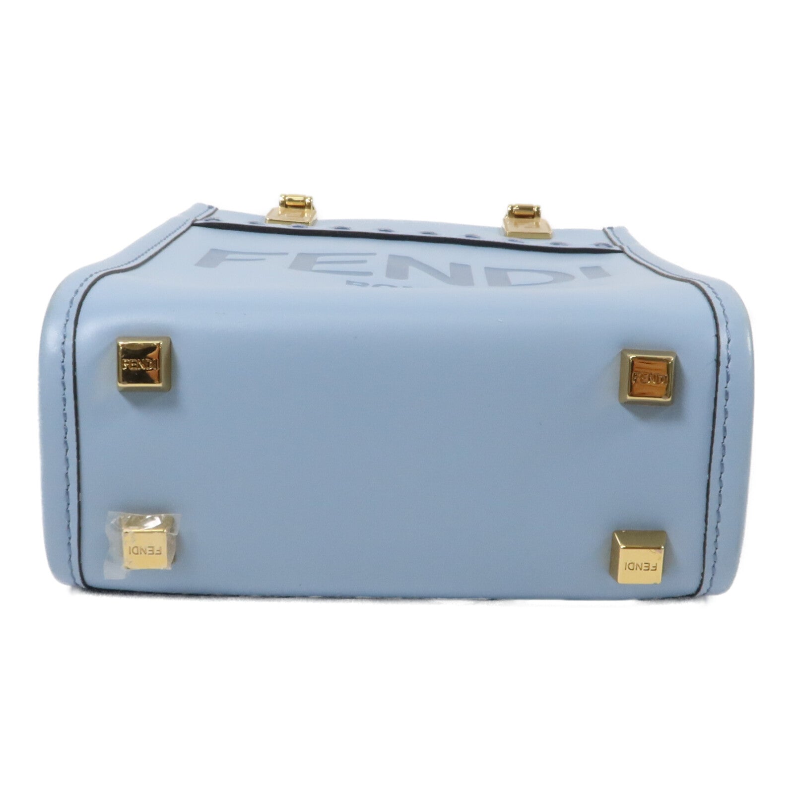 FENDI 牛皮皮革Mini Sunshine Shopper手挽肩背兩用袋
