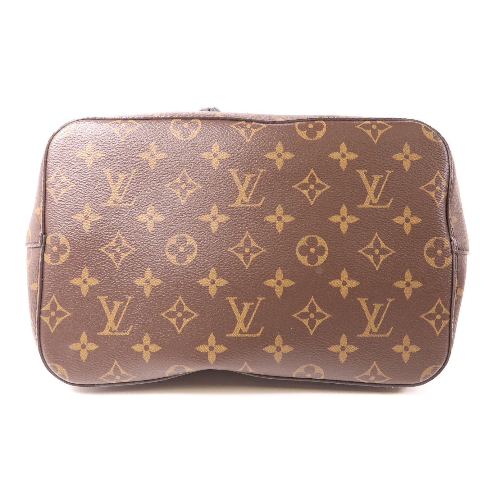 LOUIS VUITTON Monogram Neo Noe MM金扣肩背袋棕色