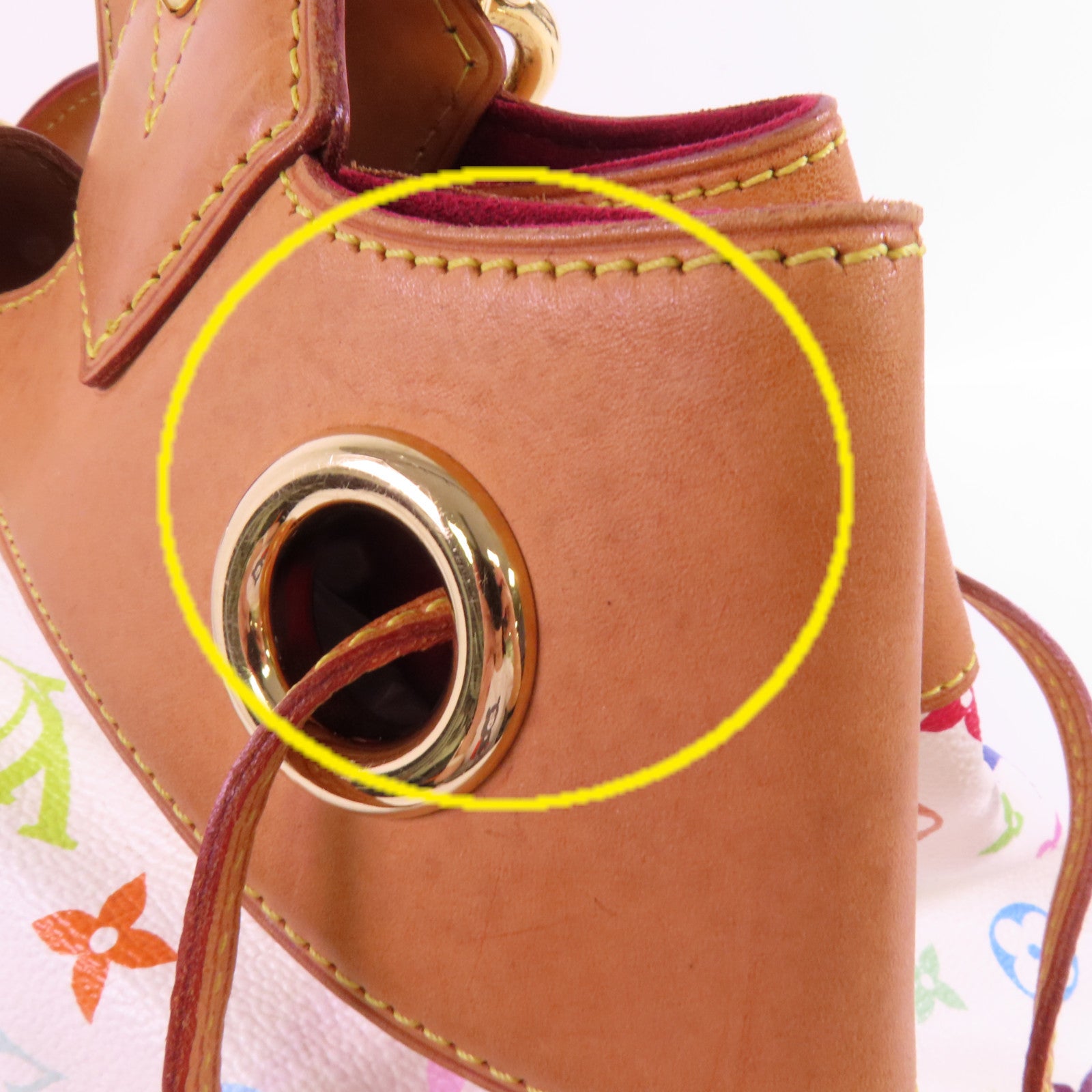 LOUIS VUITTON Monogram Multicolore Ursula金扣肩背袋