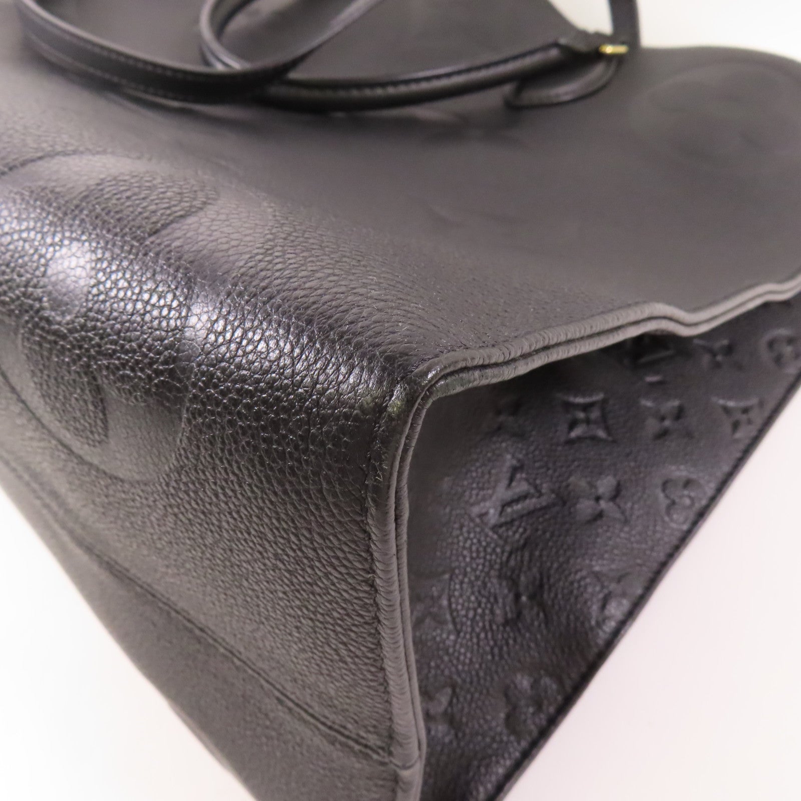 LOUIS VUITTON Monogram Empreinte On The Go GM金扣手挽肩背兩用袋