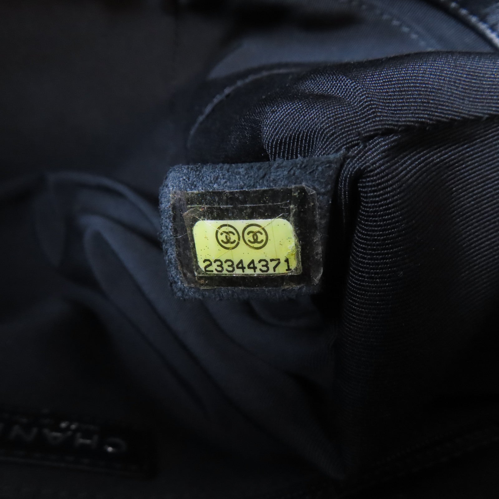 CHANEL 菱格羊皮皮革Shoulder Bag銀扣肩背袋黑色