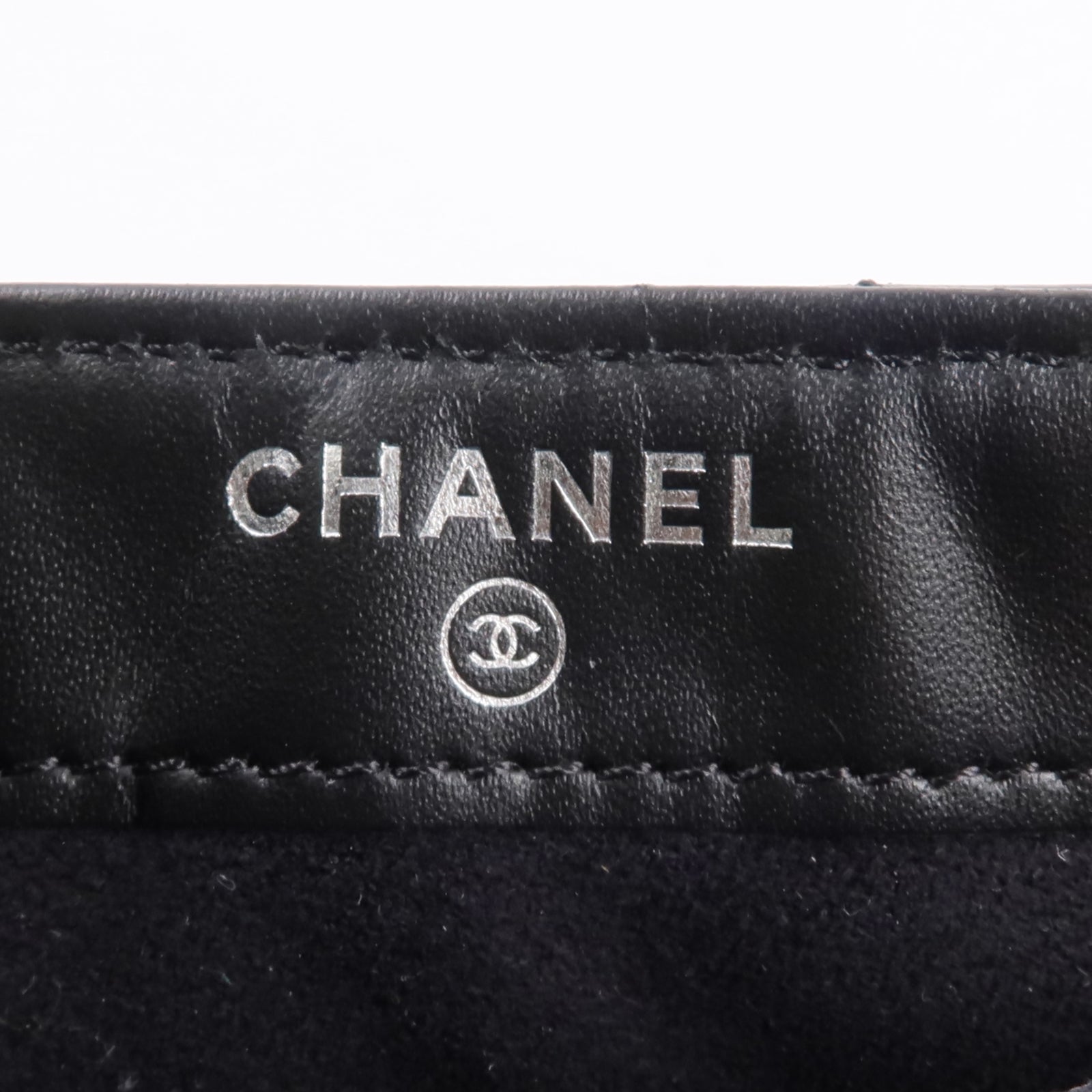 CHANEL 牛皮皮革CC O-Mini Phone Pouch零錢包
