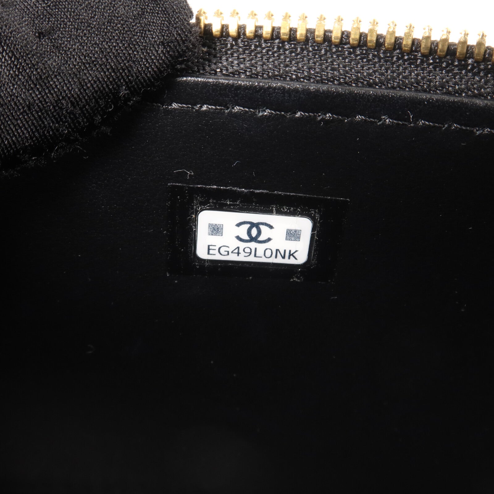 CHANEL 牛皮皮革CC Vanity Case With Crystal鏈帶肩背袋