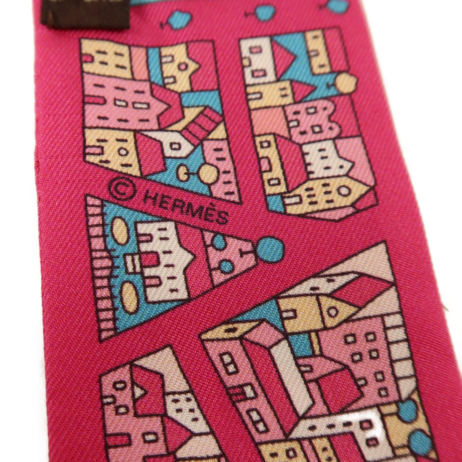 HERMES 絲質Twilly絲巾