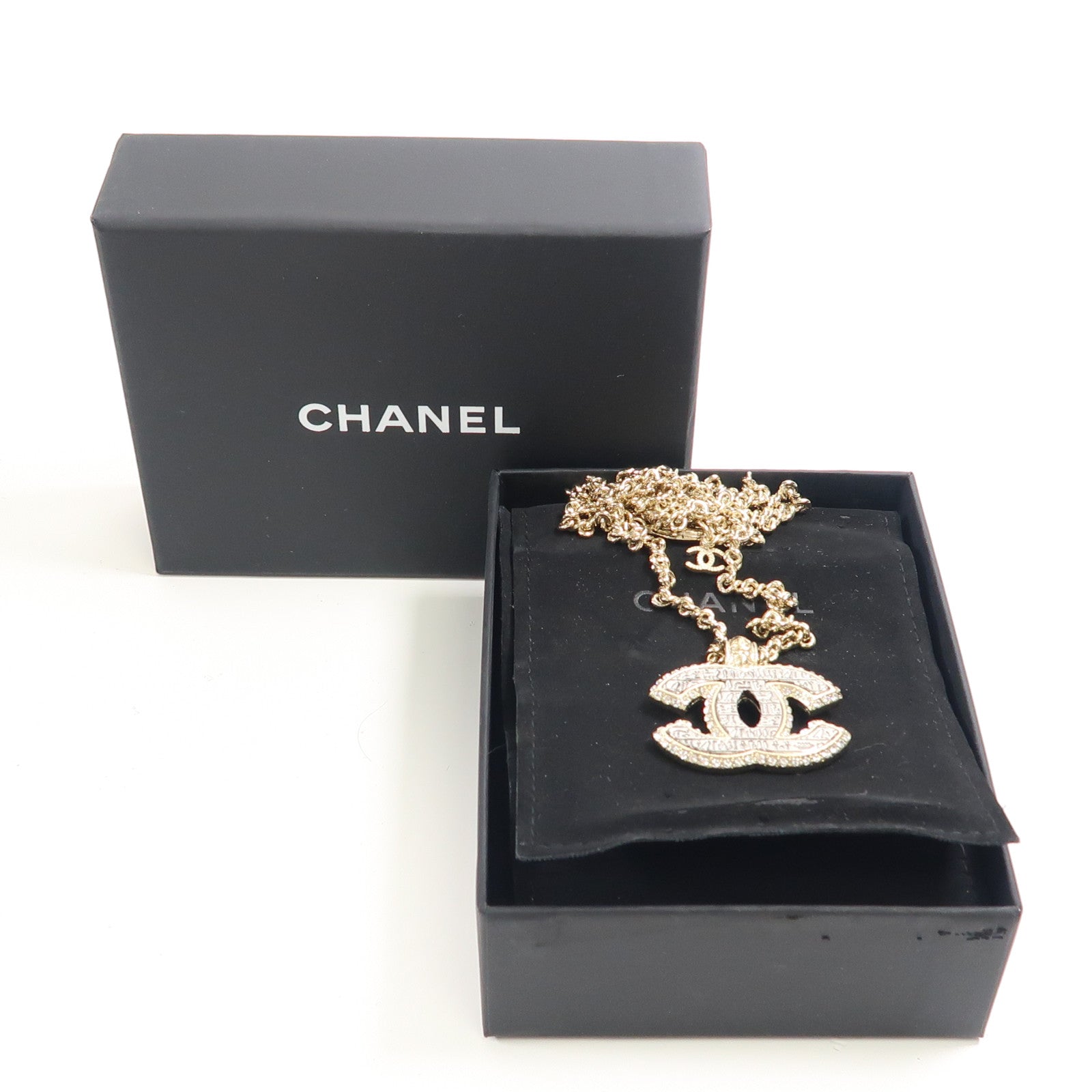 CHANEL 金屬Necklace項鍊金色/銀色