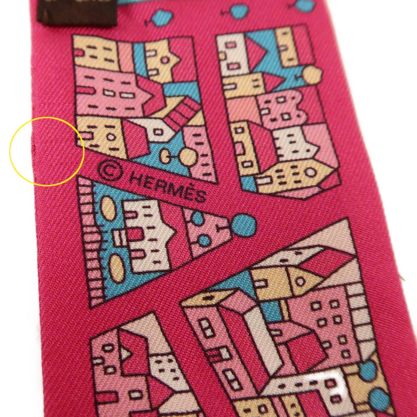 HERMES 絲質Twilly絲巾