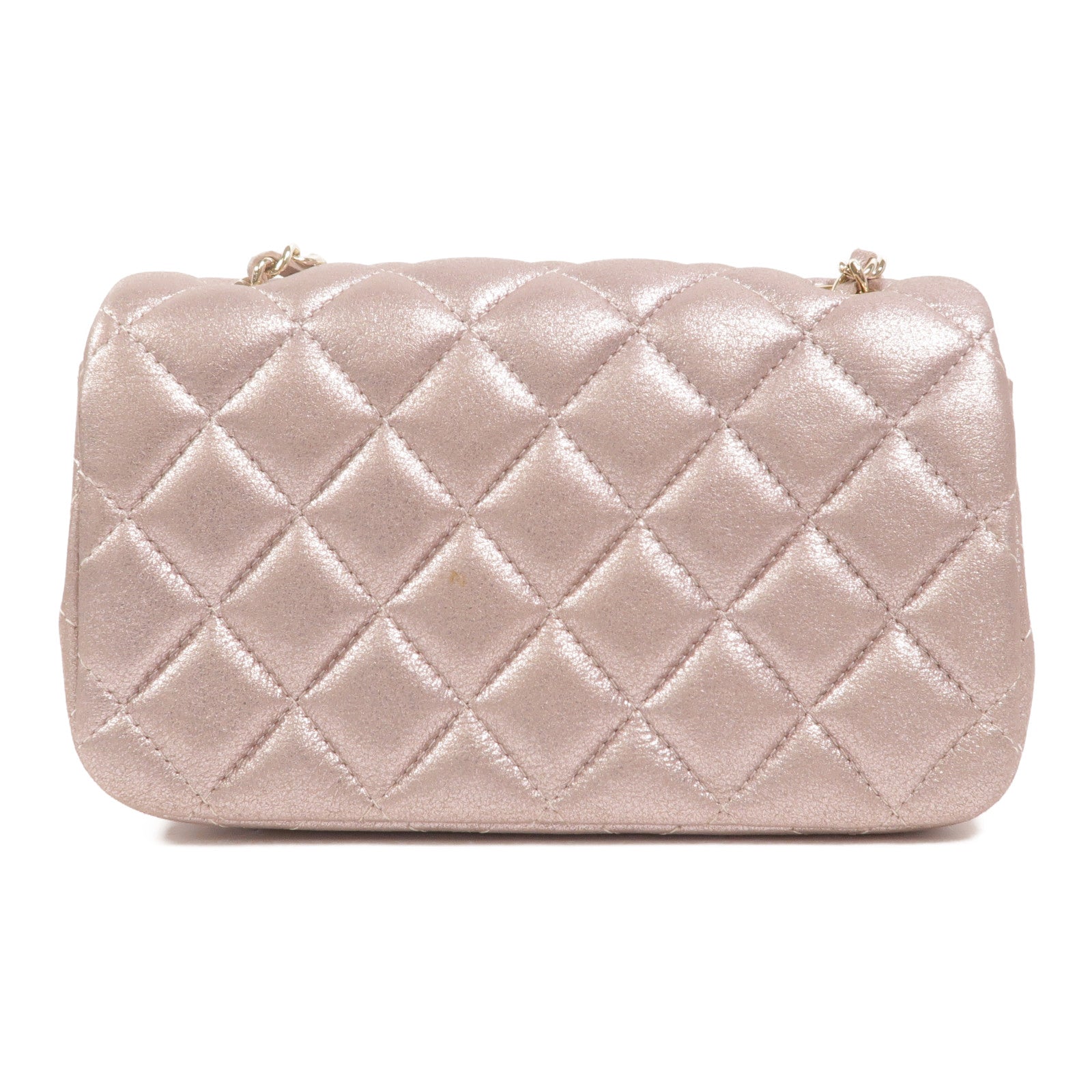 CHANEL 羊皮皮革Extra Mini Flap鏈帶肩背袋