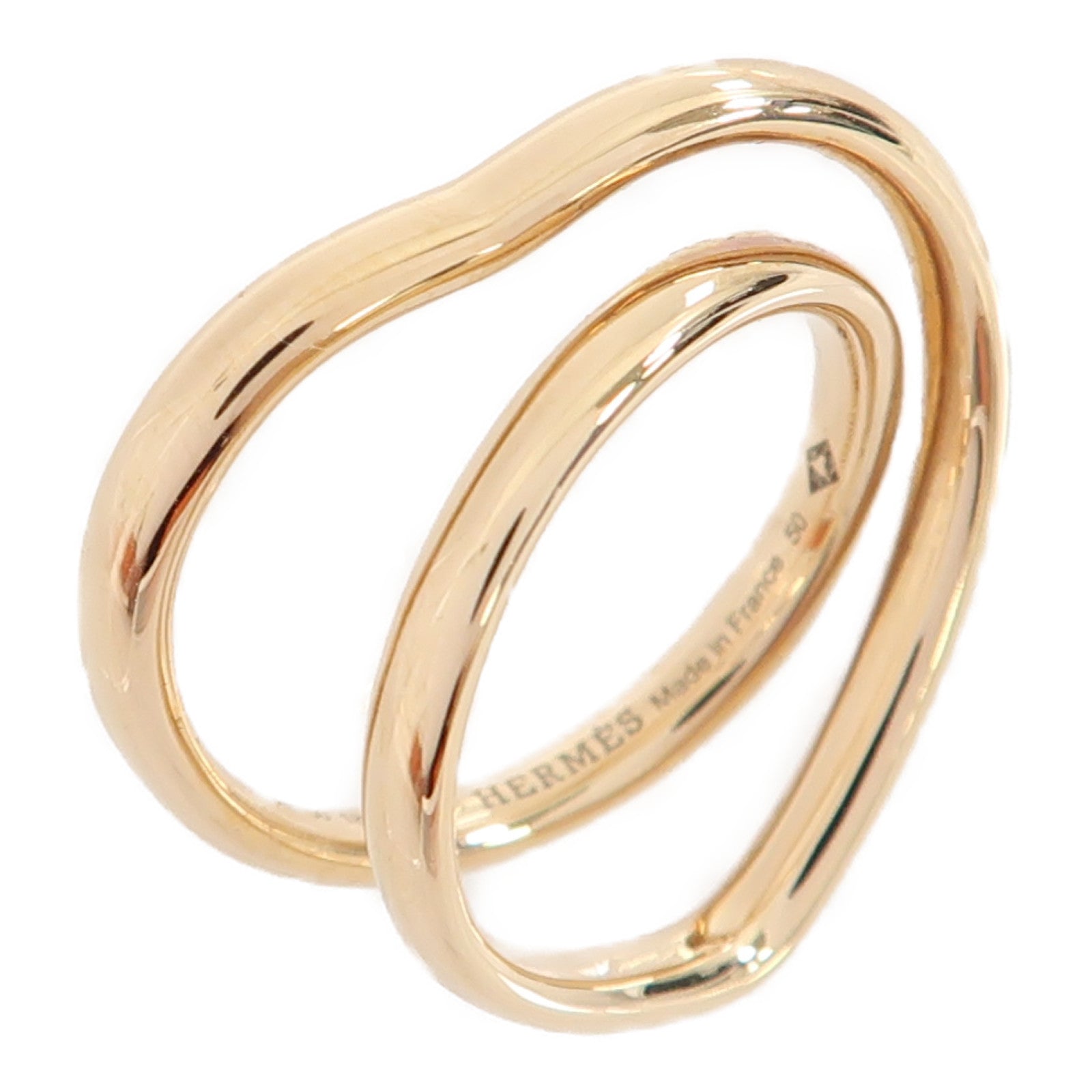 HERMES 【激減優惠】18K玫瑰金Ring戒指US#5.25