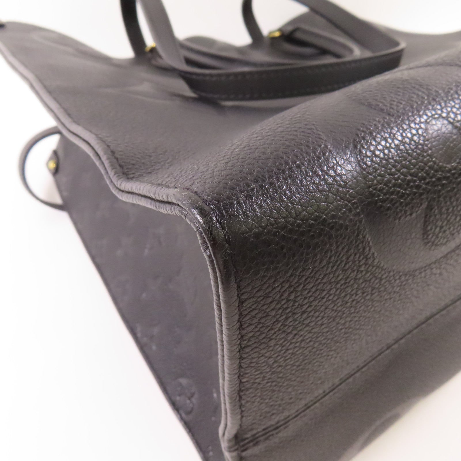 LOUIS VUITTON Monogram Empreinte On The Go GM金扣手挽肩背兩用袋