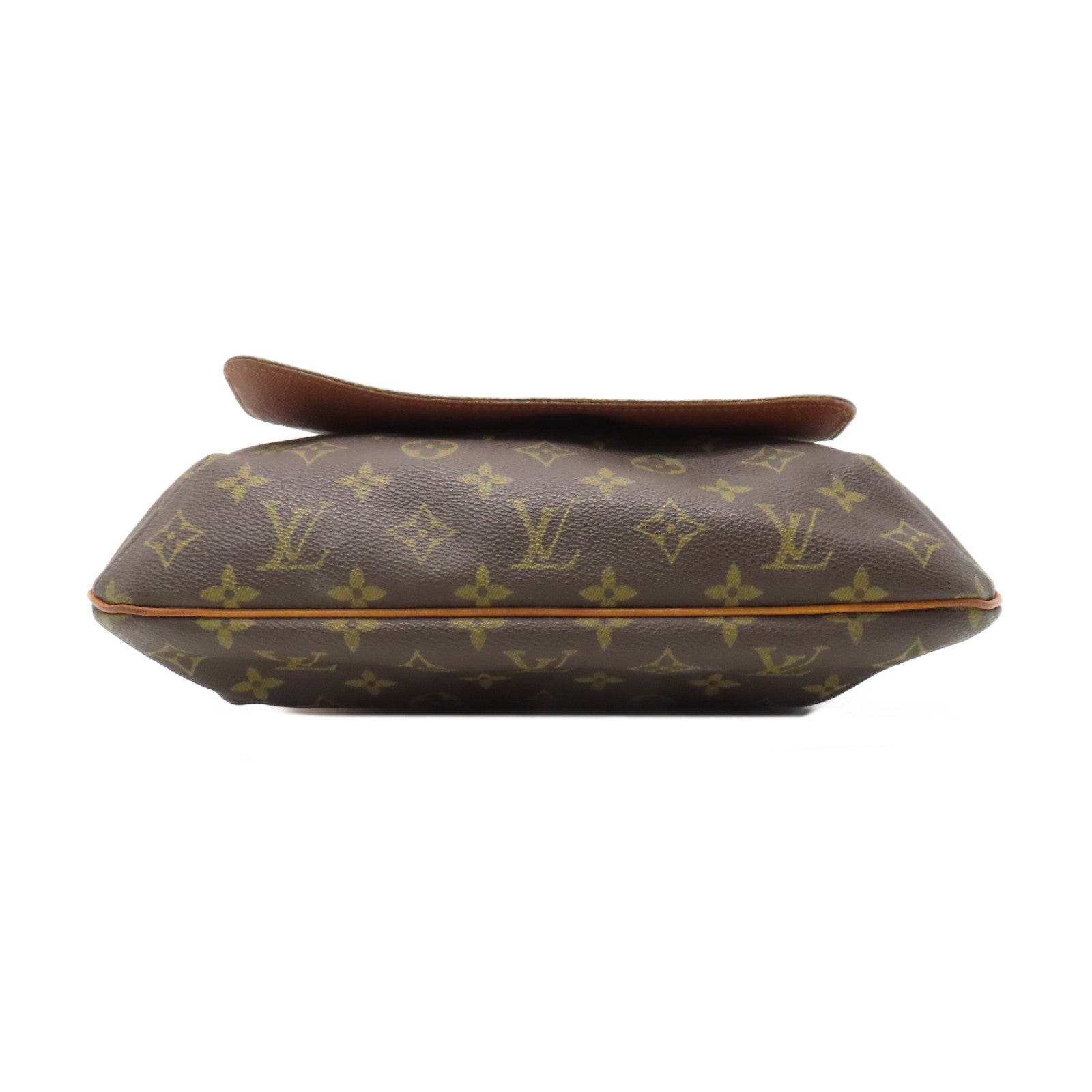 LOUIS VUITTON 【激減優惠】Monogram Musette金扣肩背袋啡色