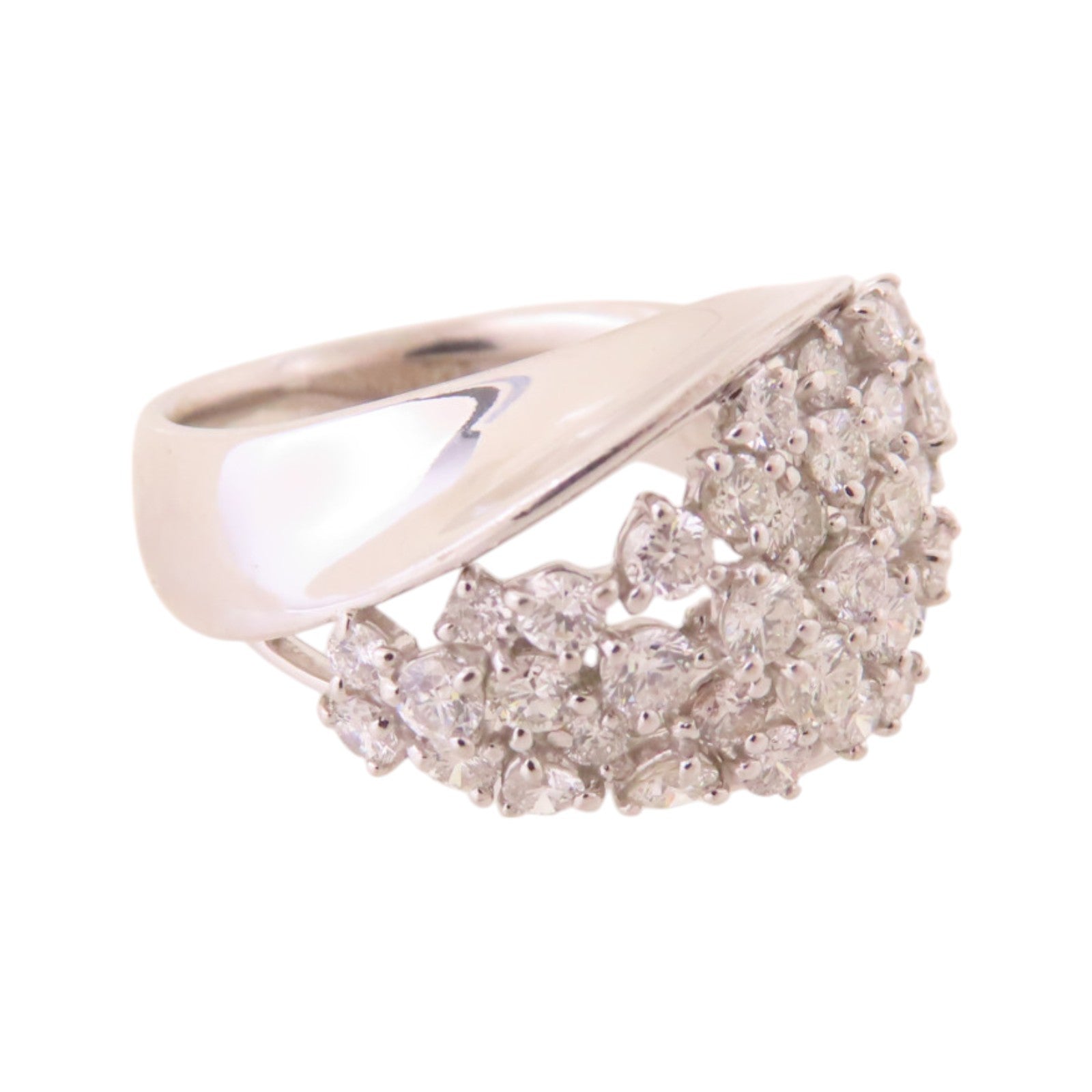 JEWELRY 【激減優惠】18K白金/鑽石Diamond Ring戒指US#5.75