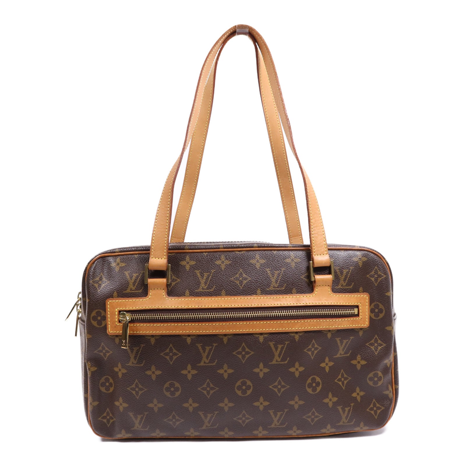 LOUIS VUITTON Monogram Cite GM金扣肩背袋