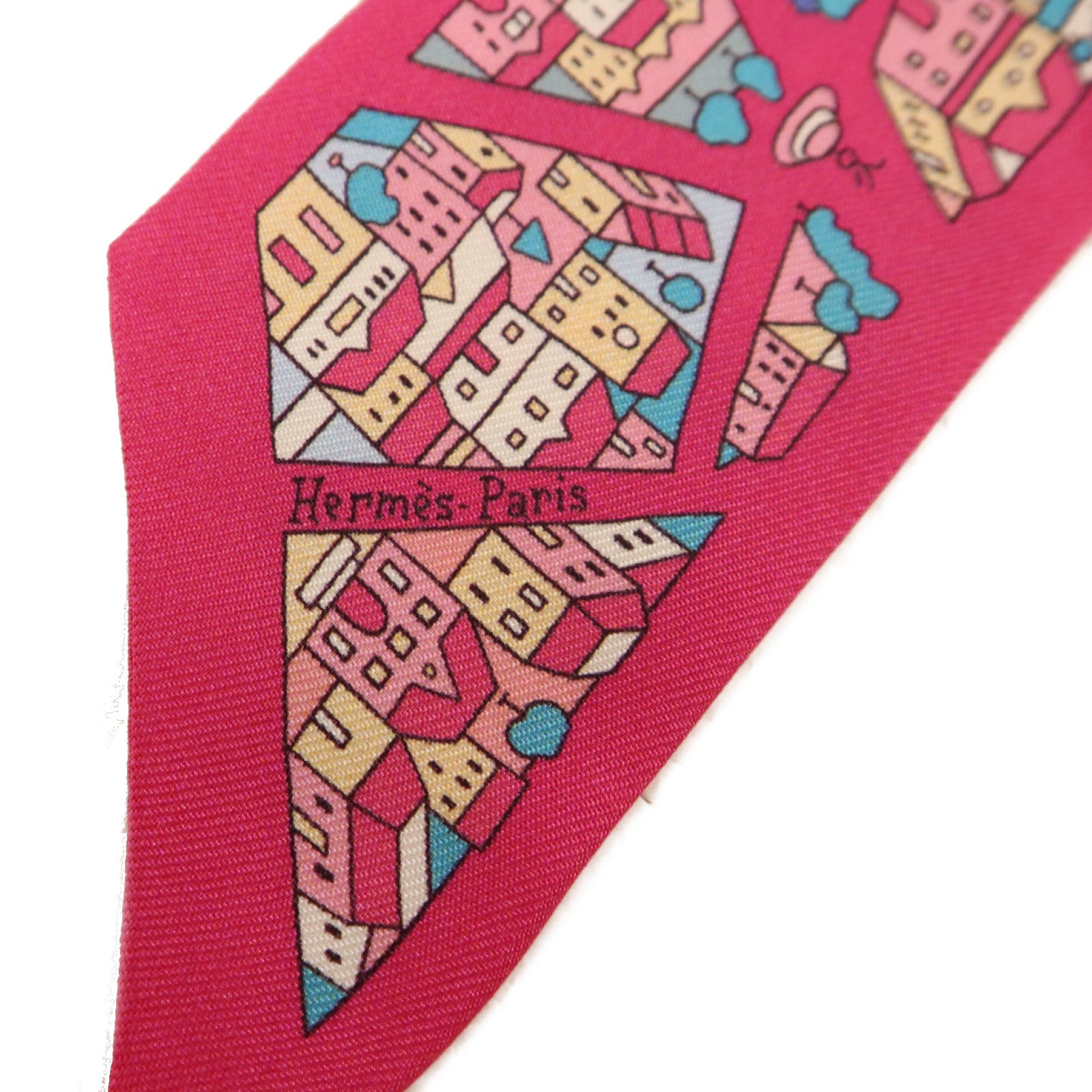 HERMES 絲質Twilly絲巾