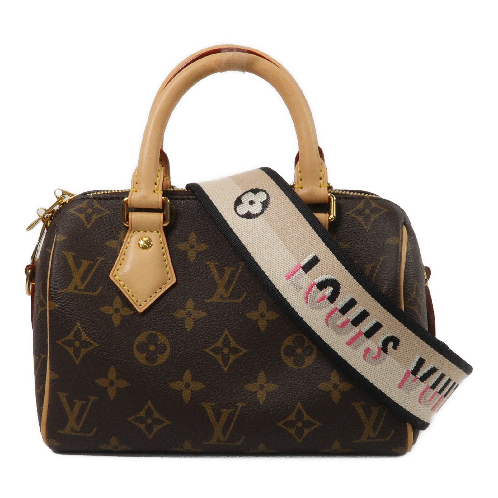 LOUIS VUITTON Monogram Speedy Bandouliere 20手挽肩背兩用袋