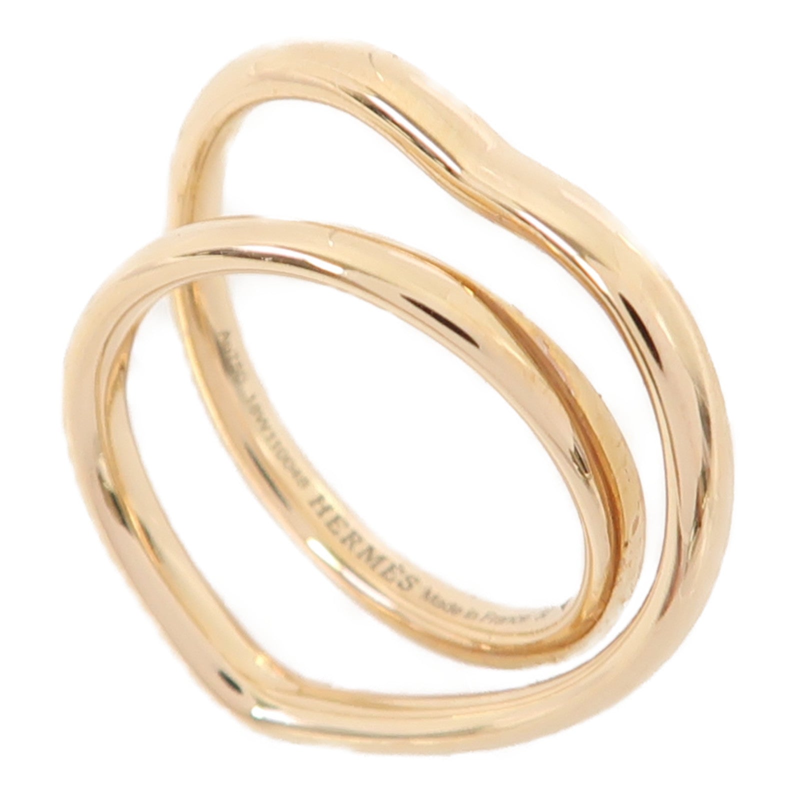 HERMES 【激減優惠】18K玫瑰金Ring戒指US#5.25