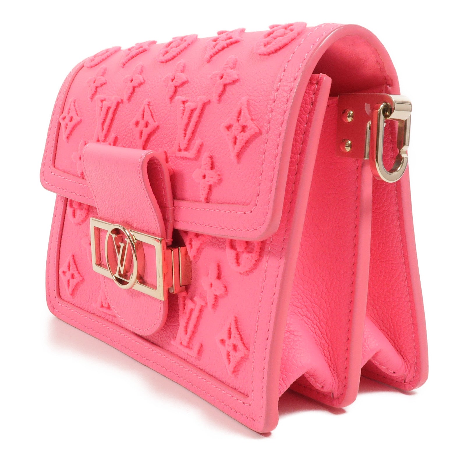 LOUIS VUITTON Monogram Tufted Mini Dauphine肩背袋