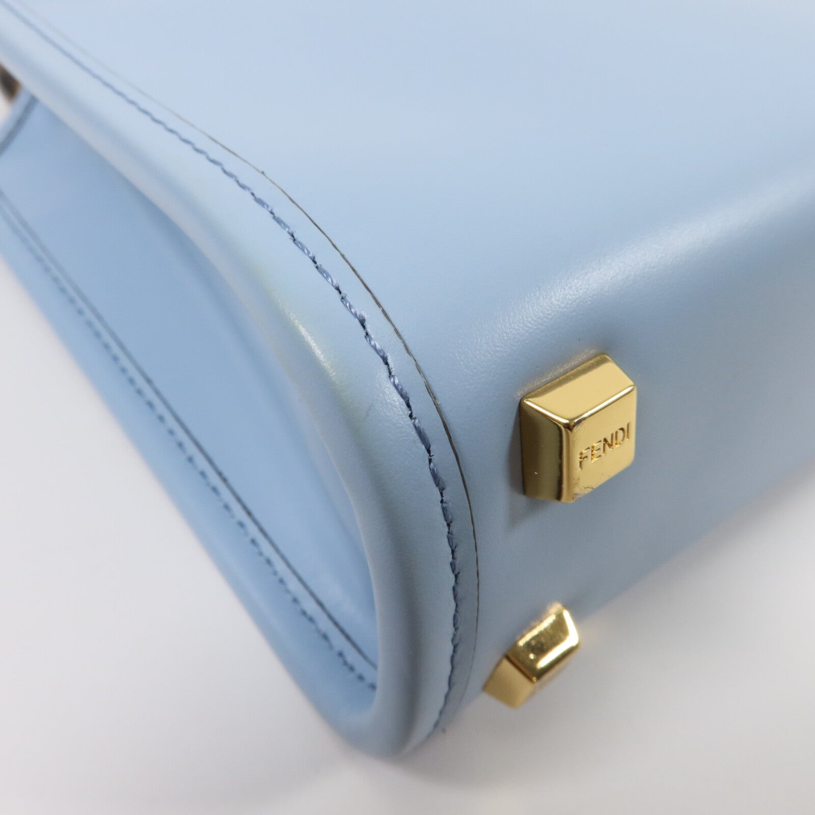 FENDI 牛皮皮革Mini Sunshine Shopper手挽肩背兩用袋