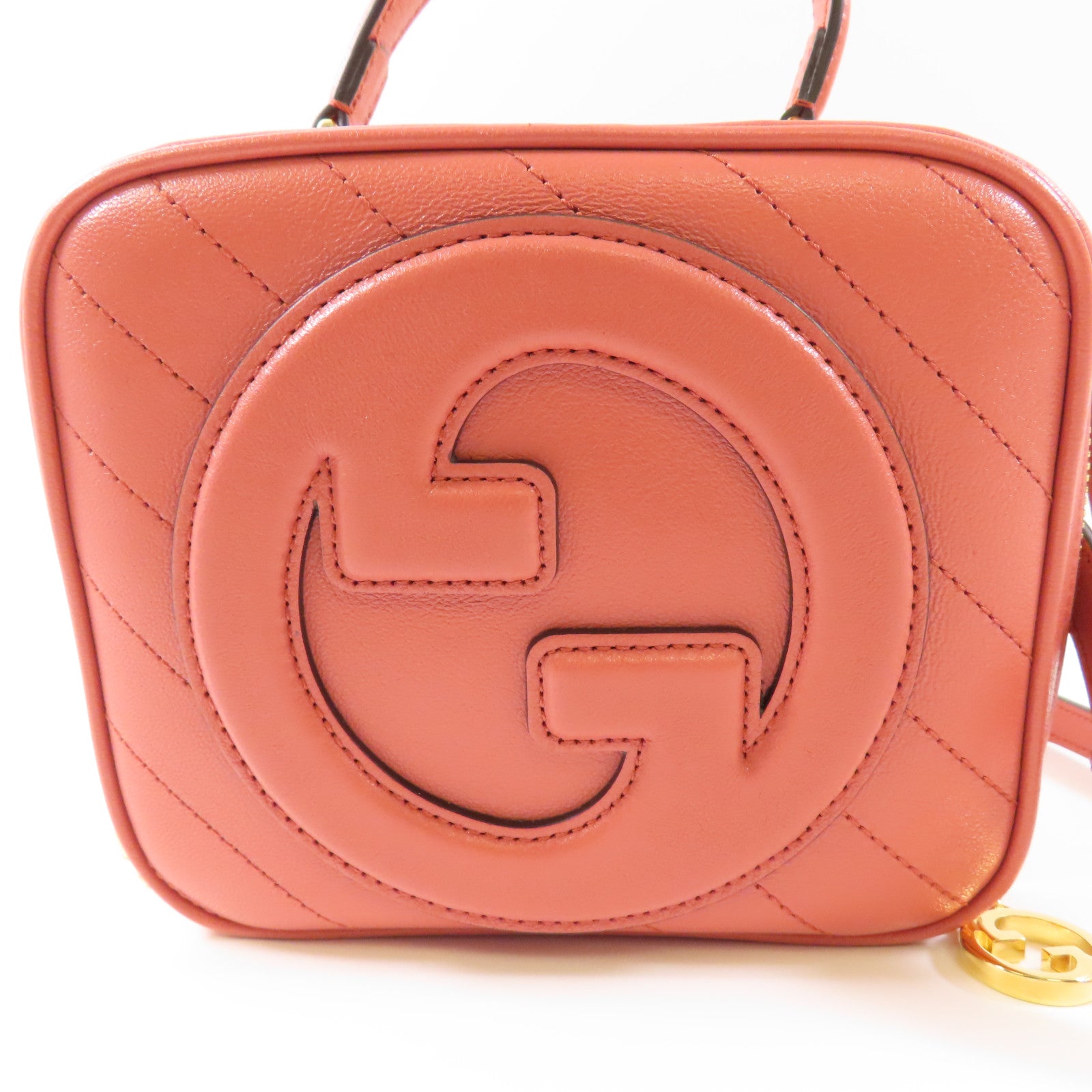 GUCCI 【激減優惠】牛皮皮革Blondie Bag金扣手挽肩背兩用袋