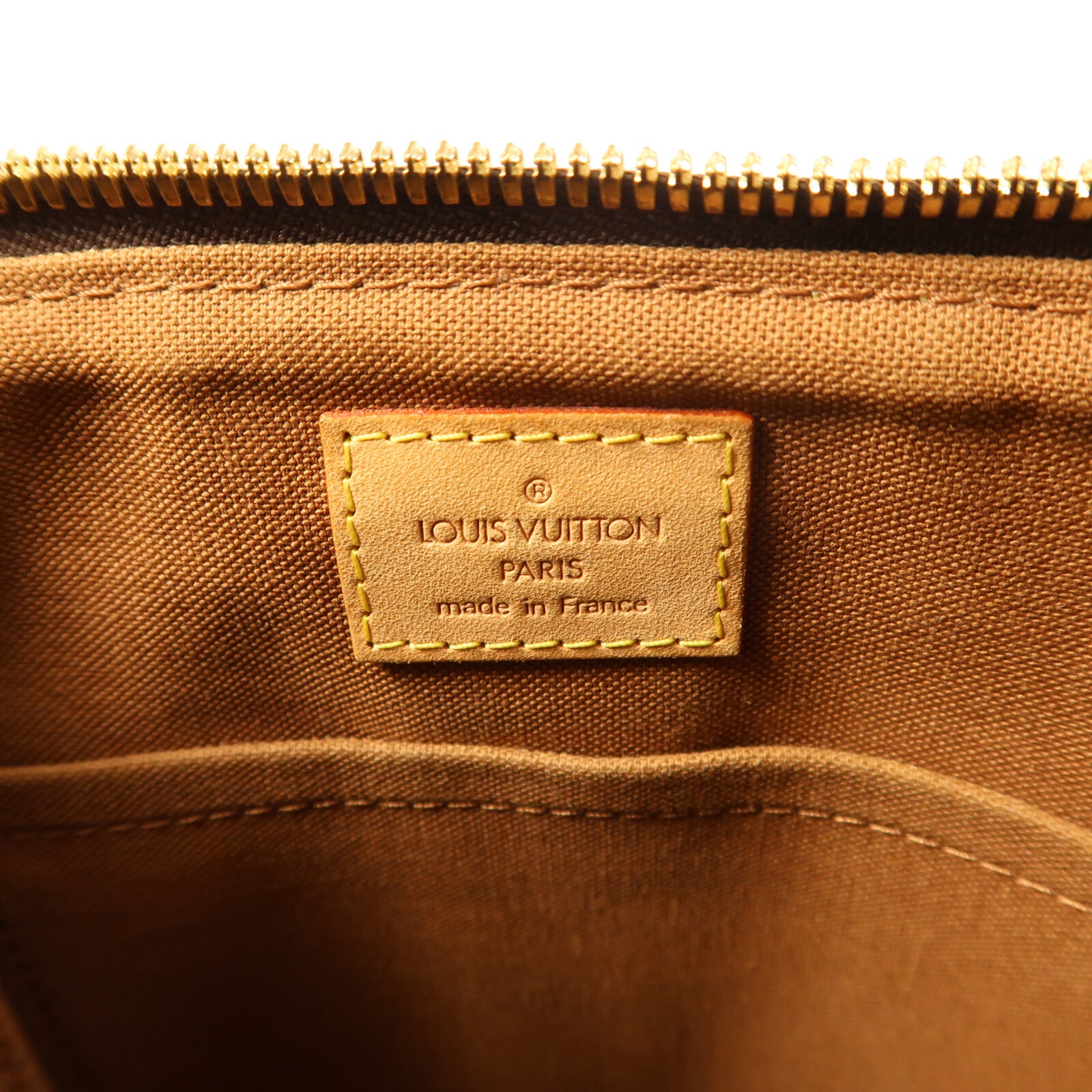 LOUIS VUITTON Monogram Palermo PM金扣手挽肩背兩用袋棕色