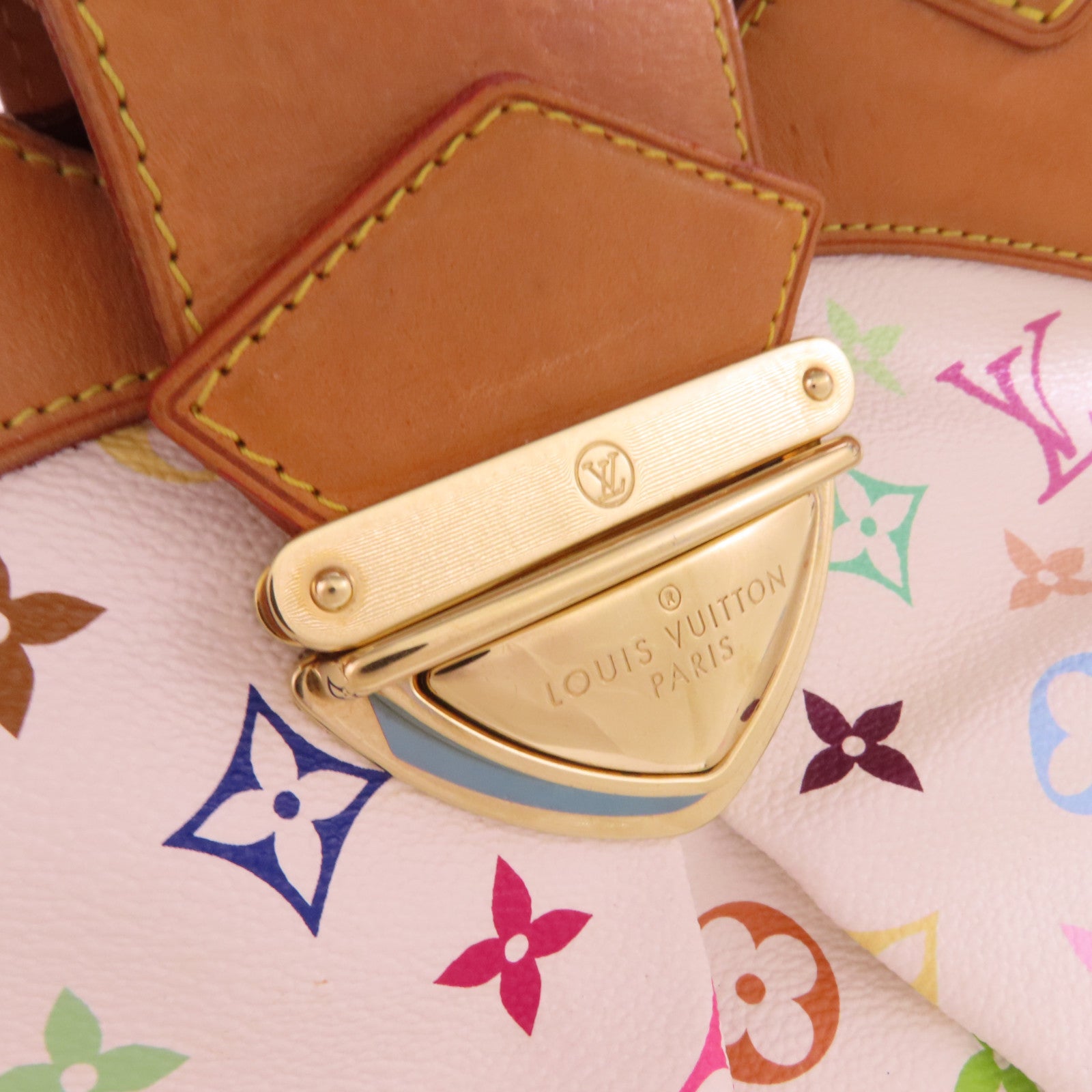 LOUIS VUITTON Monogram Multicolore Ursula金扣肩背袋