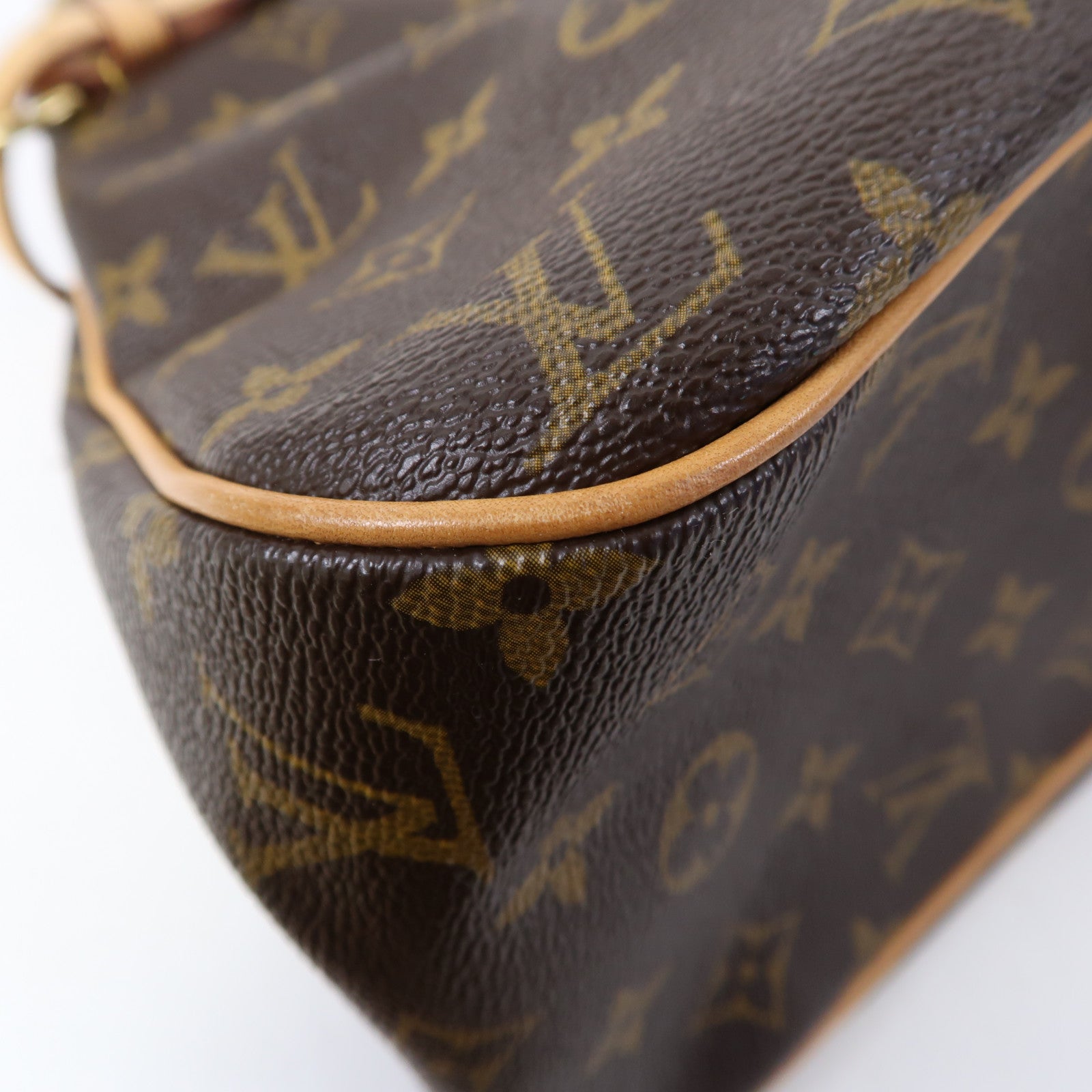 LOUIS VUITTON Monogram Batignolles Horizontal金扣肩背袋啡色