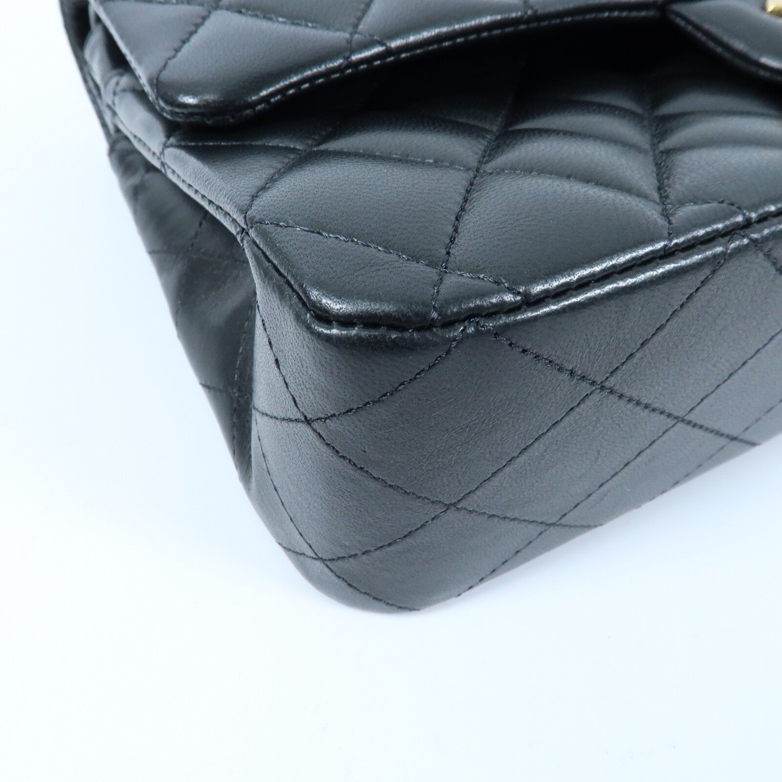 CHANEL 羊皮皮革Classic 25金扣鏈帶肩背袋