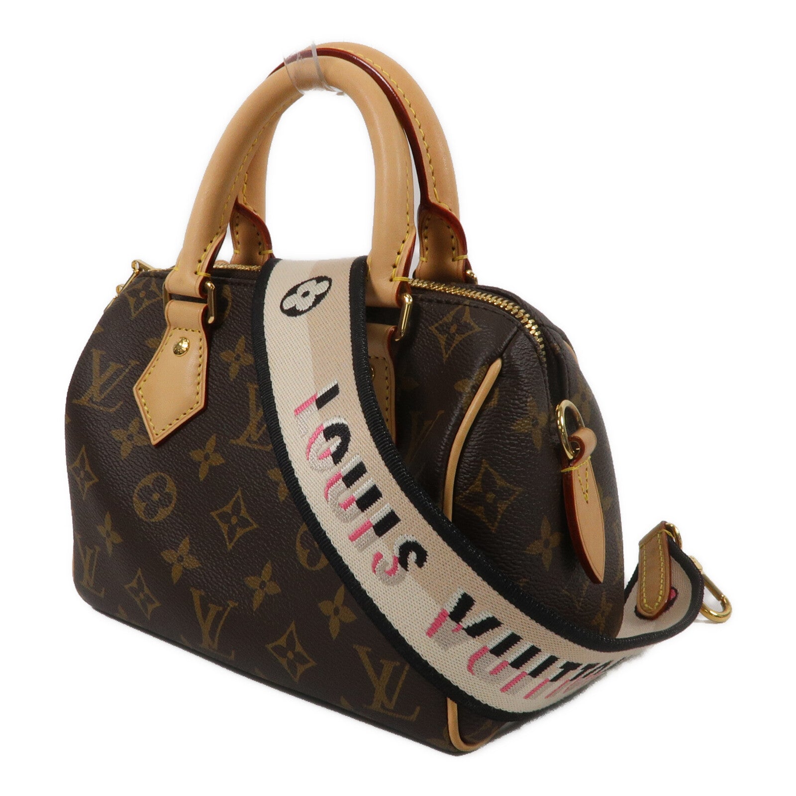 LOUIS VUITTON Monogram Speedy Bandouliere 20手挽肩背兩用袋