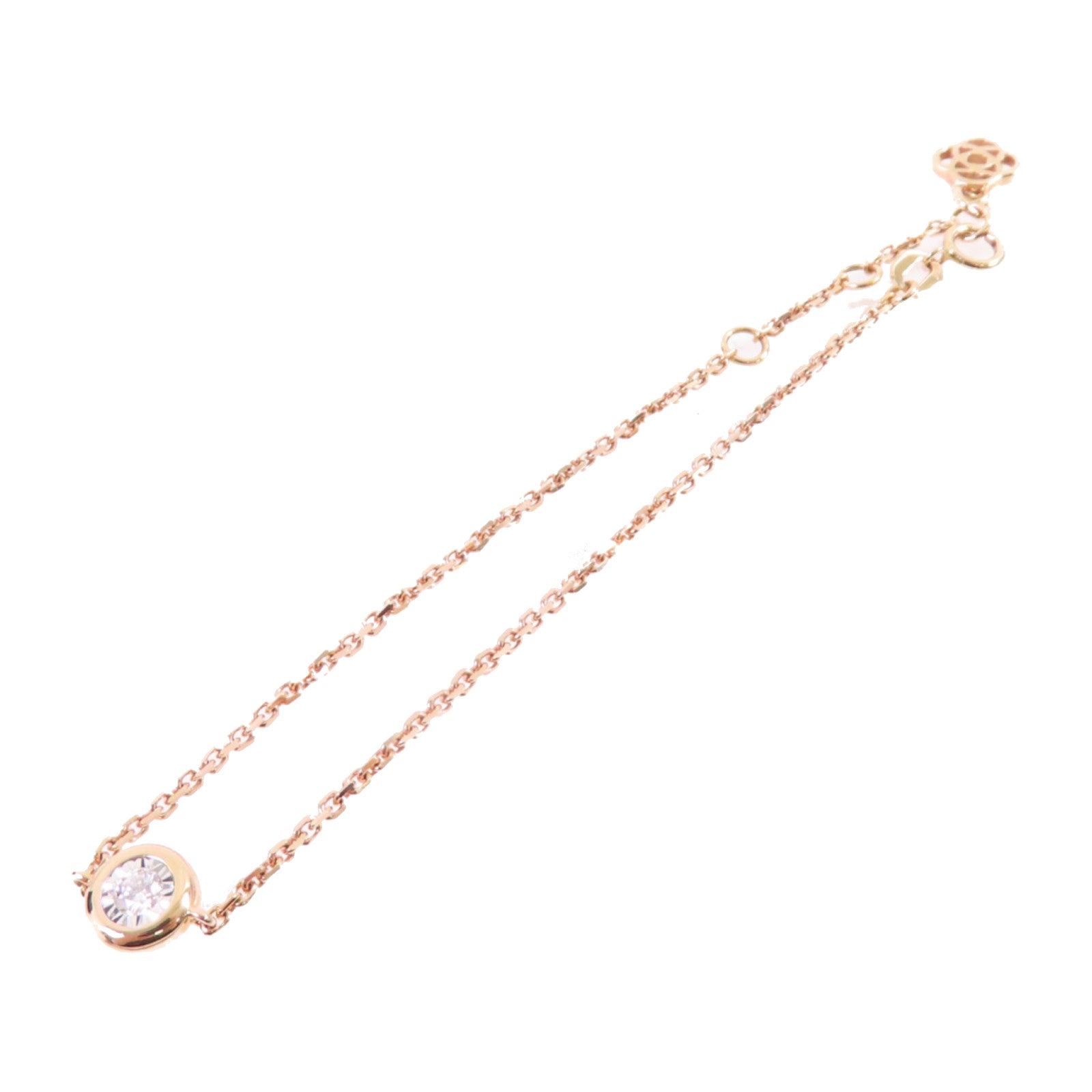 JEWELRY 【激減優惠】18K玫瑰金Diamond Bracelet 0.07ct鑽石手鏈