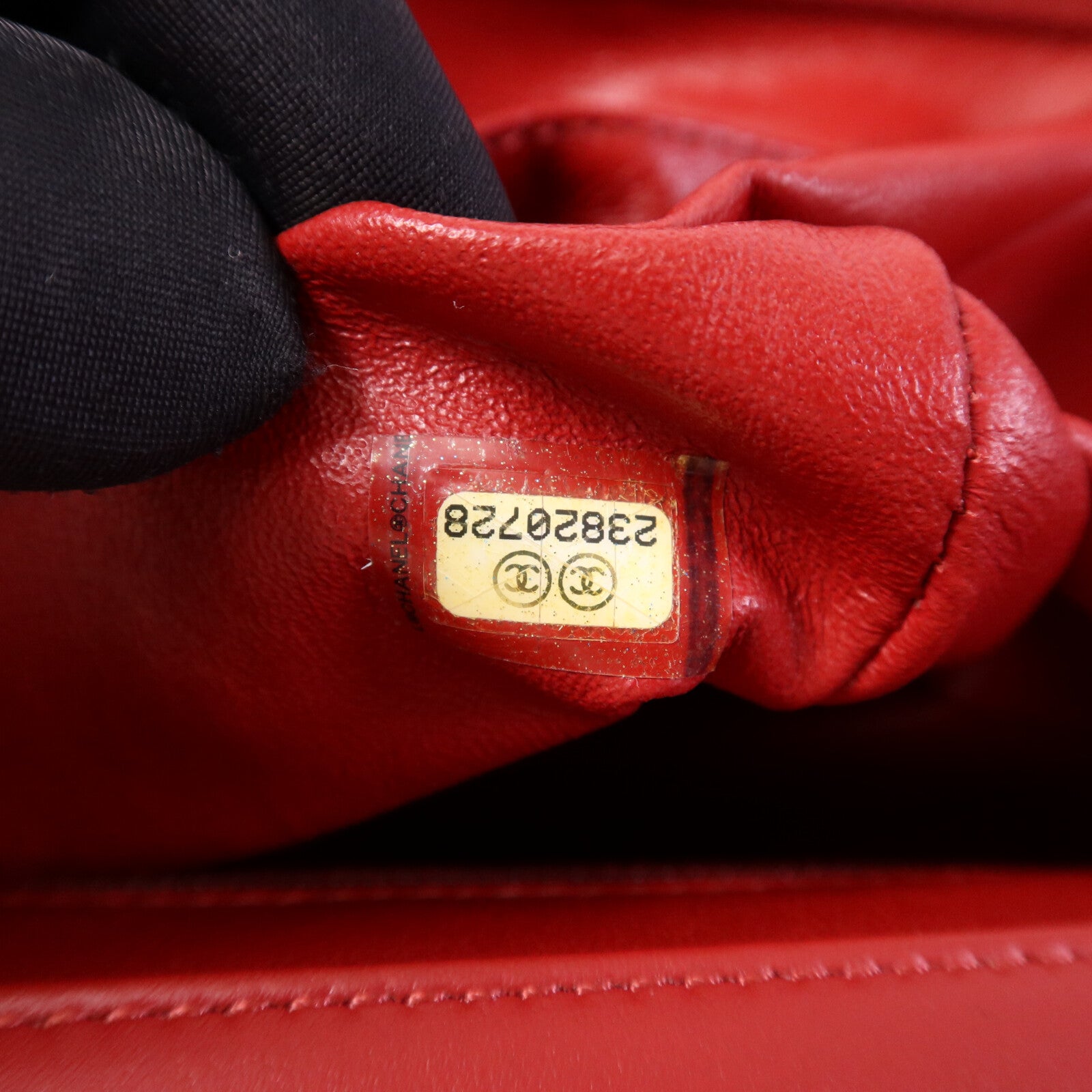 CHANEL 牛皮皮革Business Afffinity Flap Bag金扣手挽肩背兩用袋