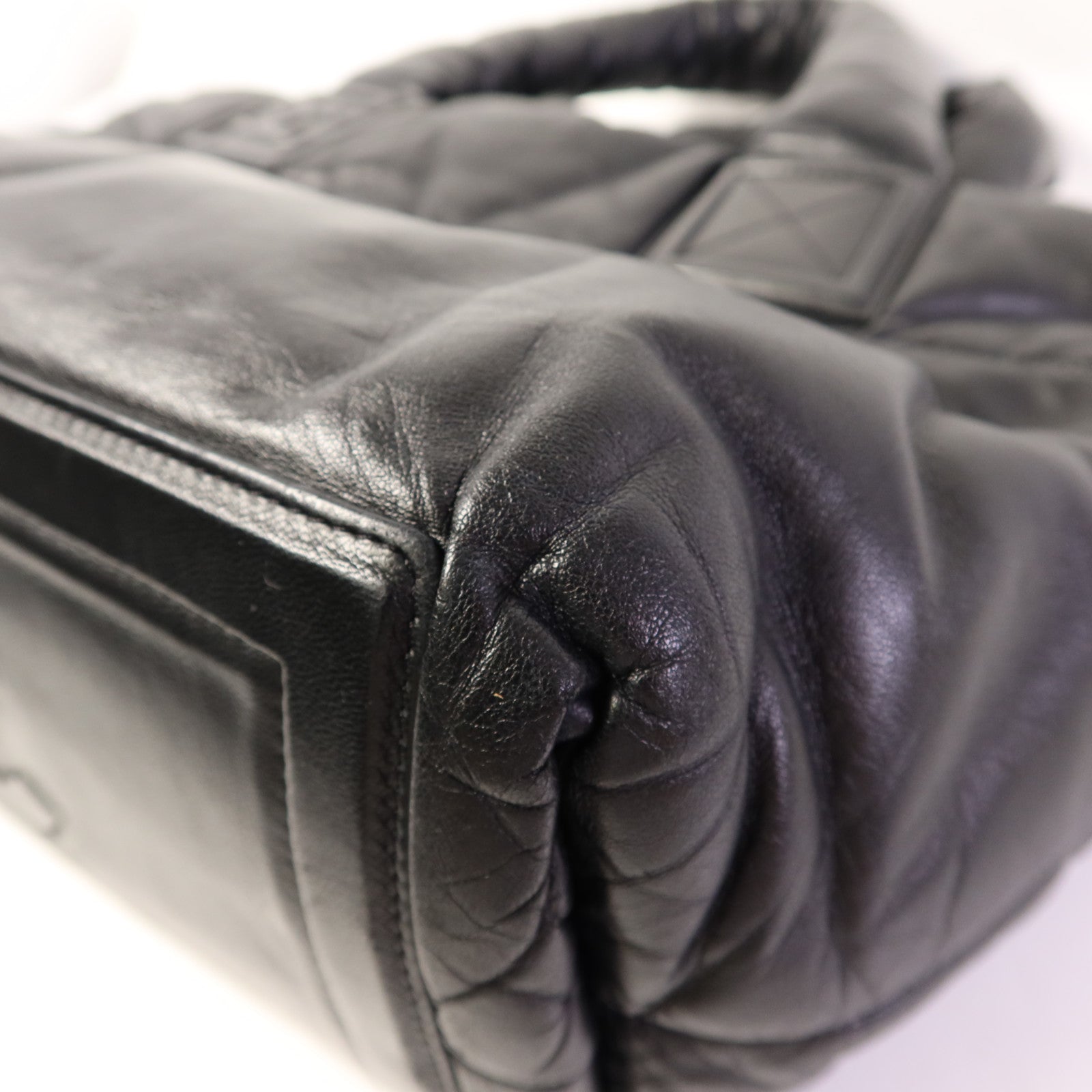 CHANEL 尼龍Coco Cocoon銀扣手挽袋