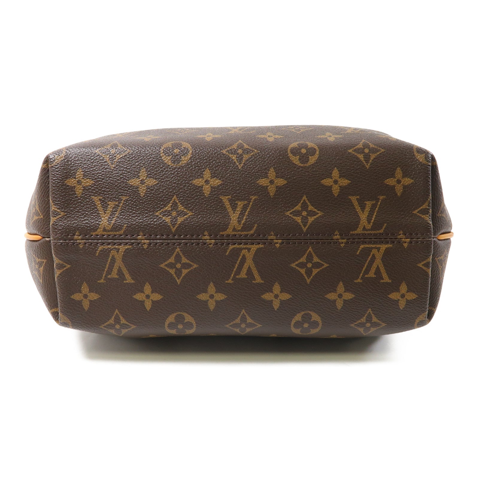 LOUIS VUITTON Monogram Turenne PM金扣手挽肩背兩用袋棕色