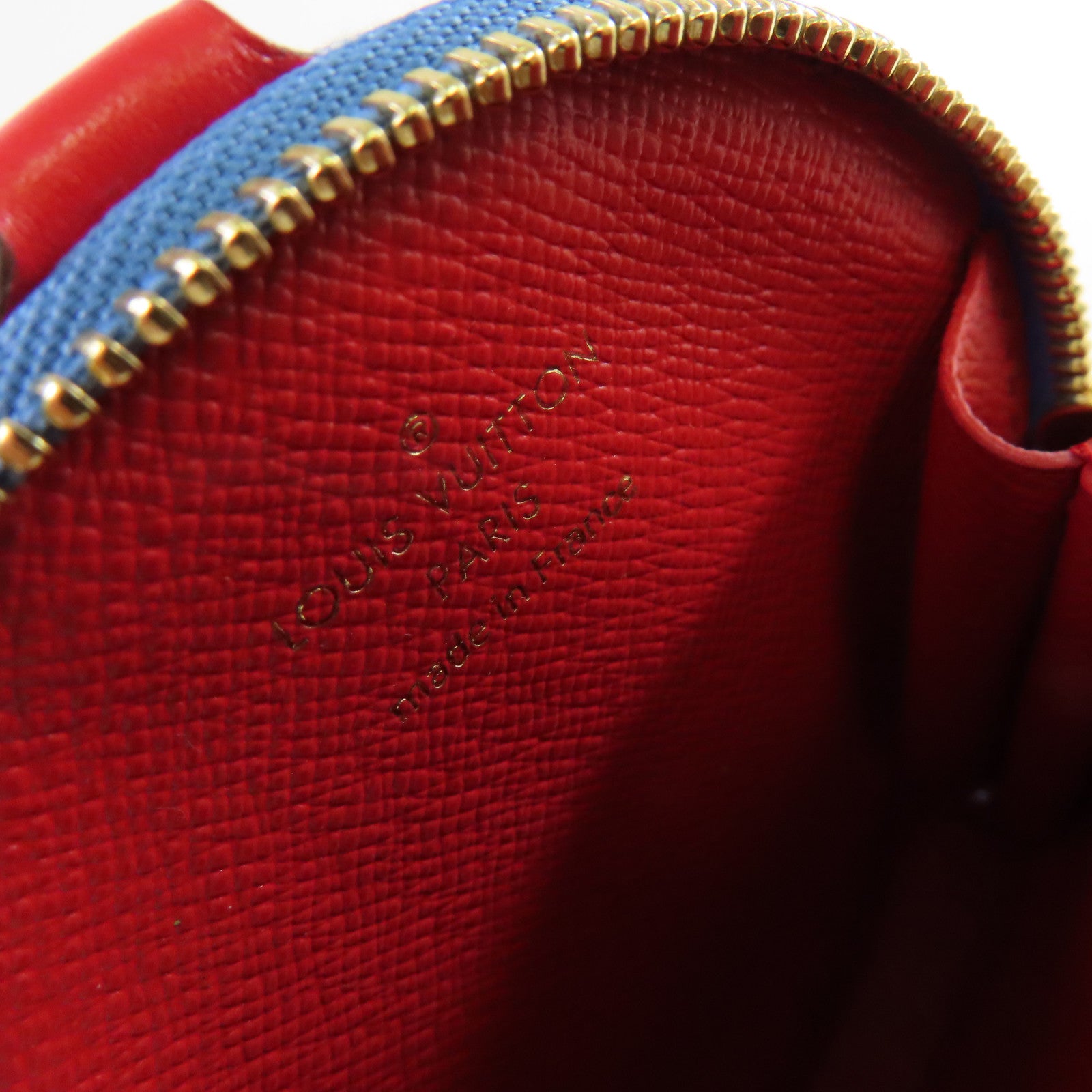 LOUIS VUITTON Monogram Denim Patchwork Multi Pochette Accessoires Shoulder Bag金扣肩背袋藍色/紅色