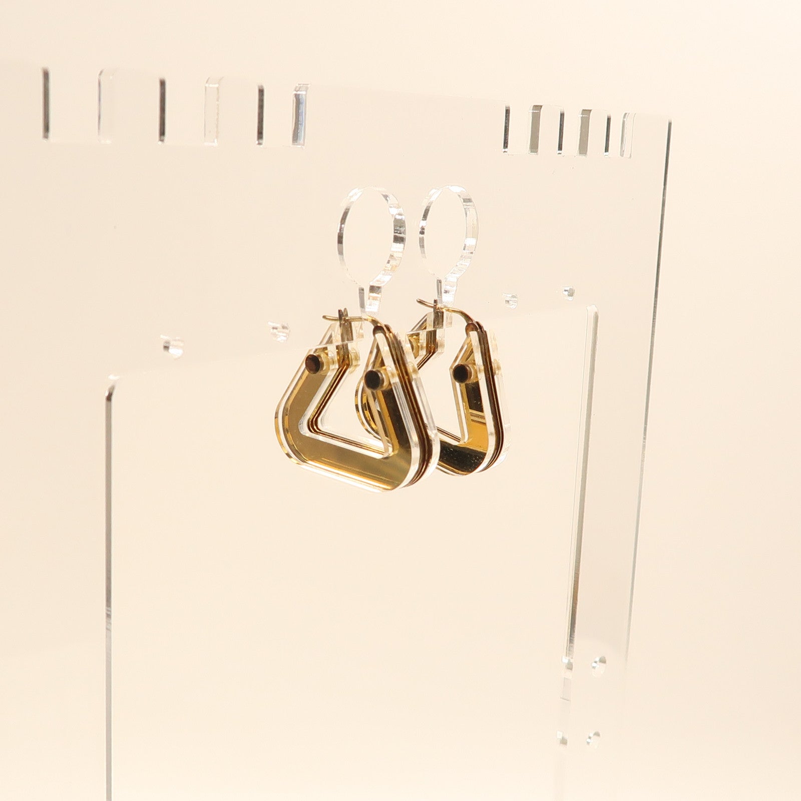 BOTTEGA VENETA【激減優惠】 925純銀/PVC Earrings耳環金色