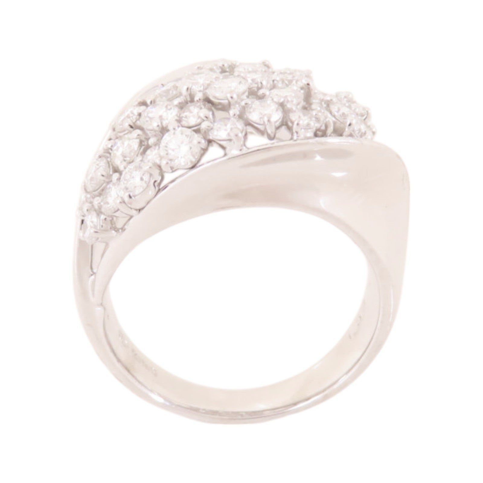 JEWELRY 【激減優惠】18K白金/鑽石Diamond Ring戒指US#5.75