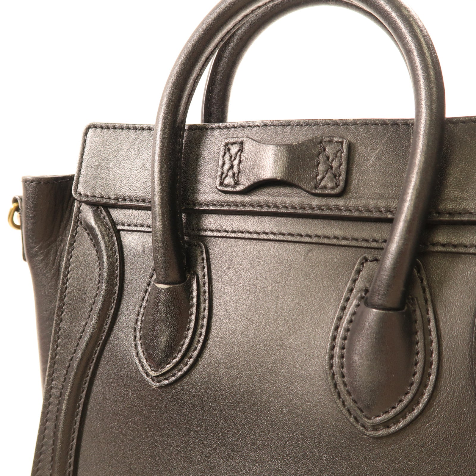 CELINE 皮革Nano Luggage手挽肩背兩用袋