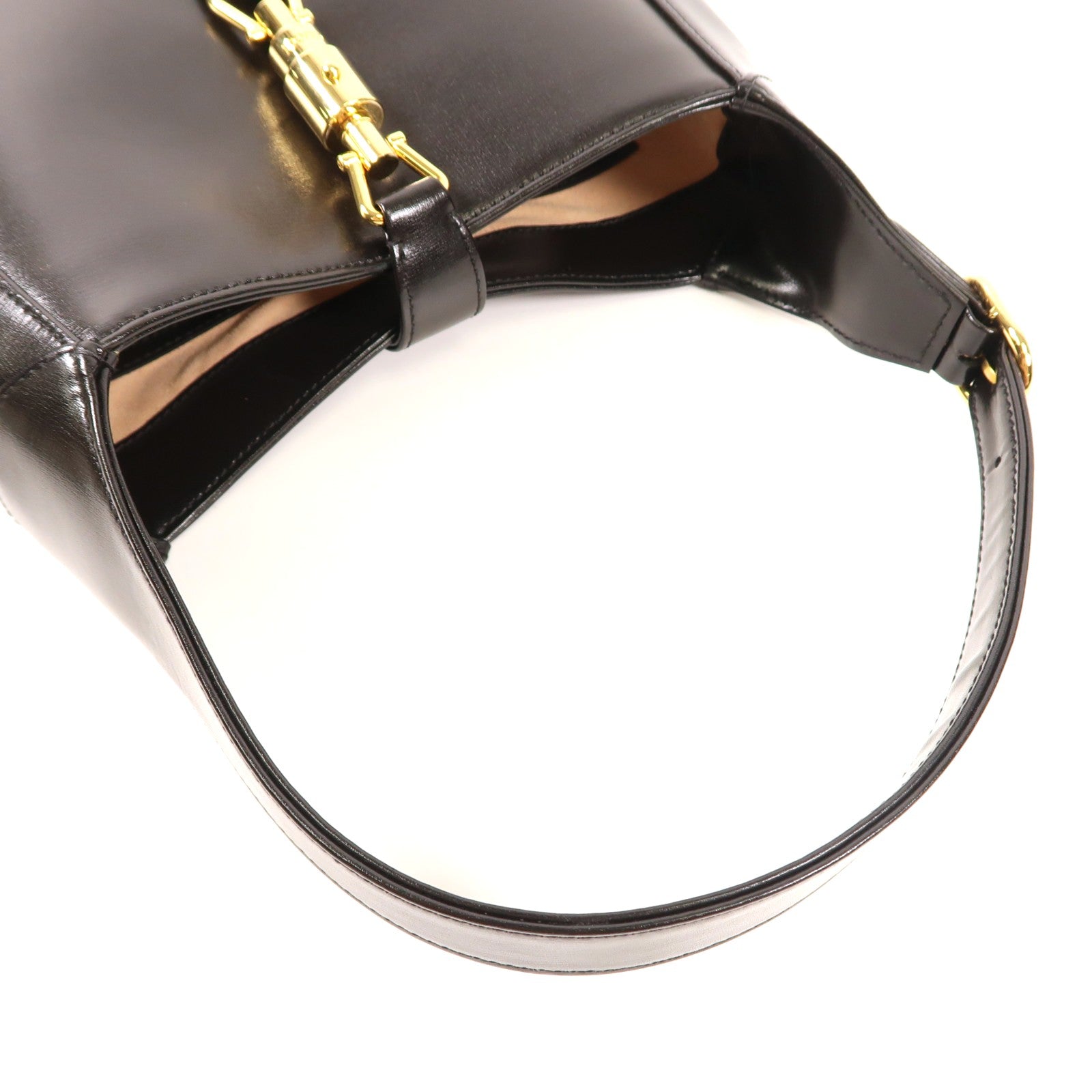 GUCCI 牛皮皮革Jackie 1961金扣肩背袋