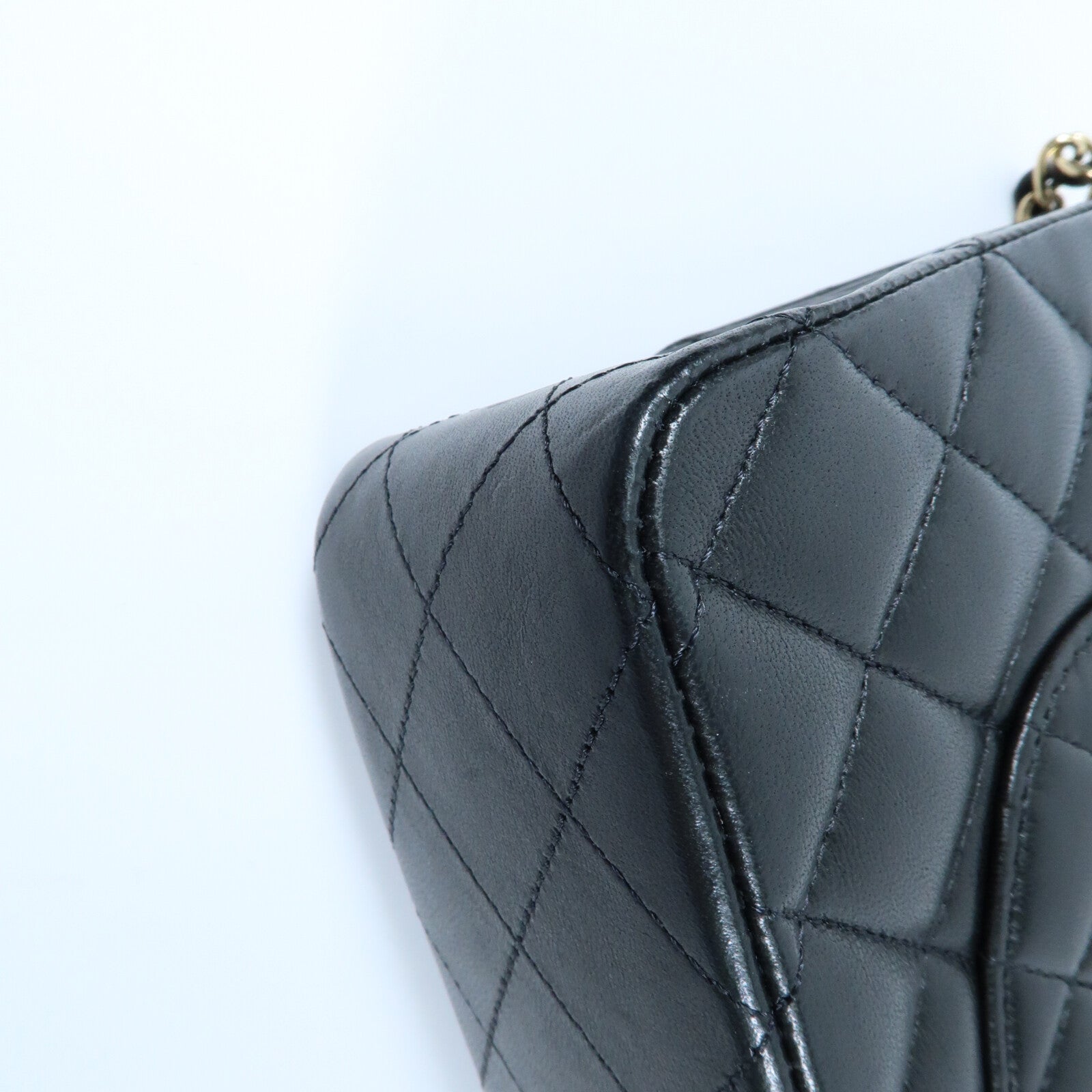 CHANEL 羊皮皮革Classic 25金扣鏈帶肩背袋