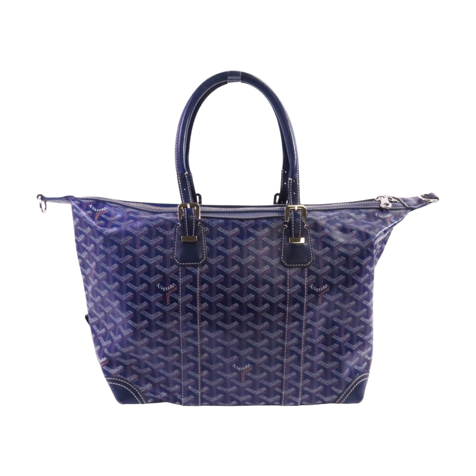 GOYARD 塗層帆布Boeing 30銀扣手挽袋