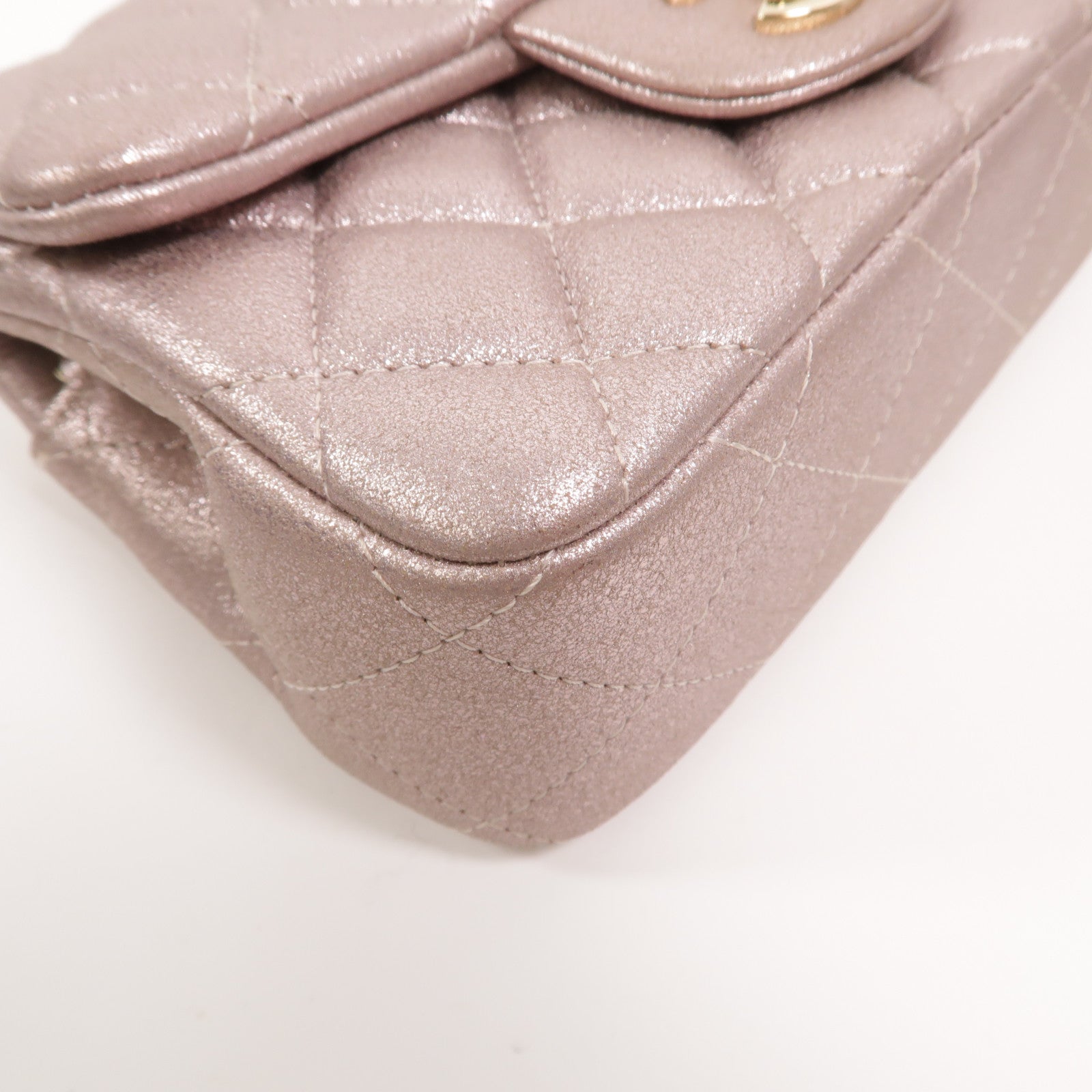 CHANEL 羊皮皮革Extra Mini Flap鏈帶肩背袋