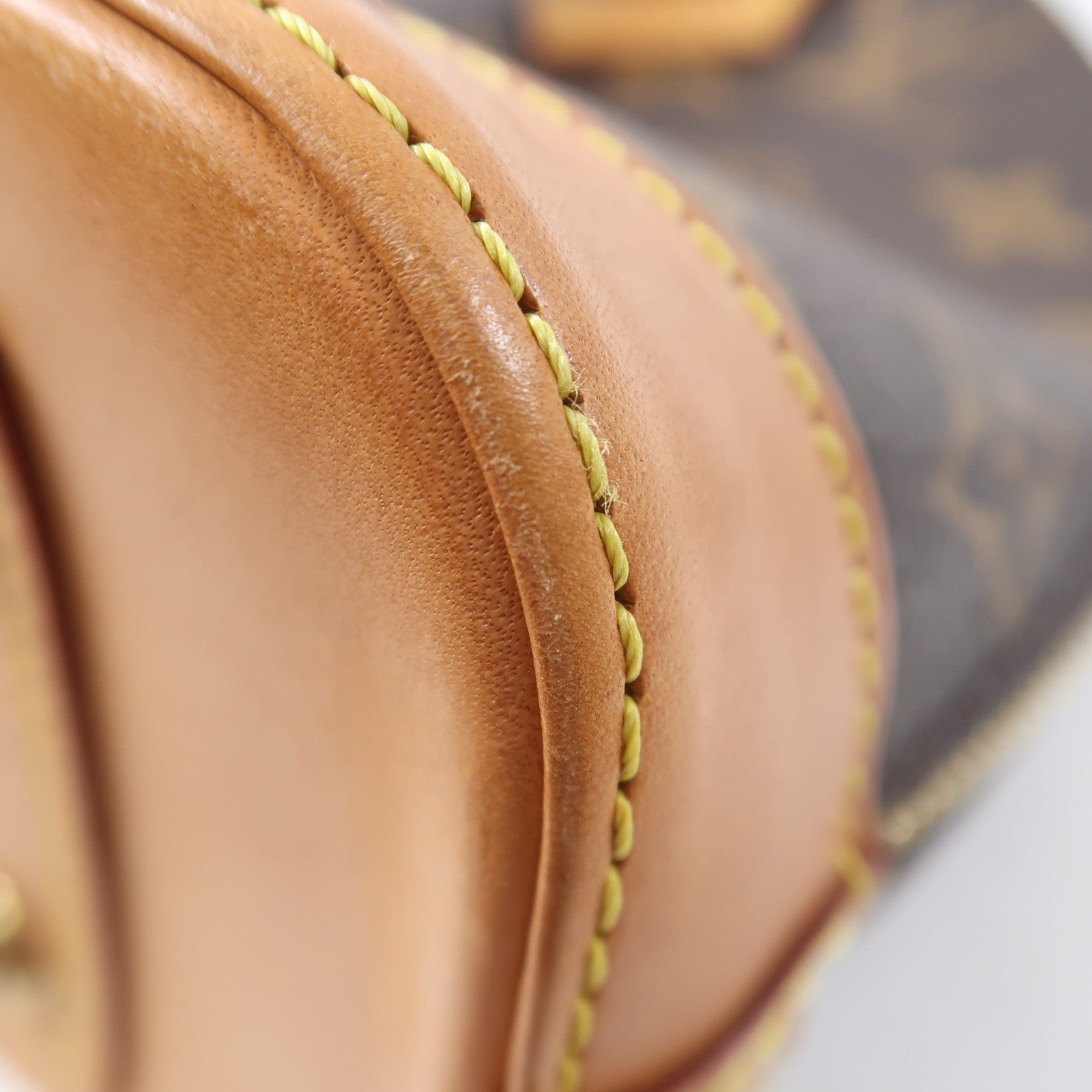 LOUIS VUITTON Monogram Alma金扣手挽肩背兩用袋啡色