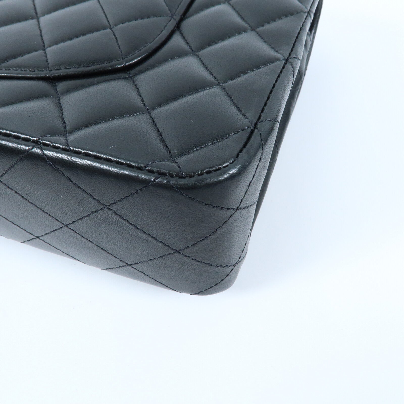 CHANEL 羊皮皮革Classic 25金扣鏈帶肩背袋